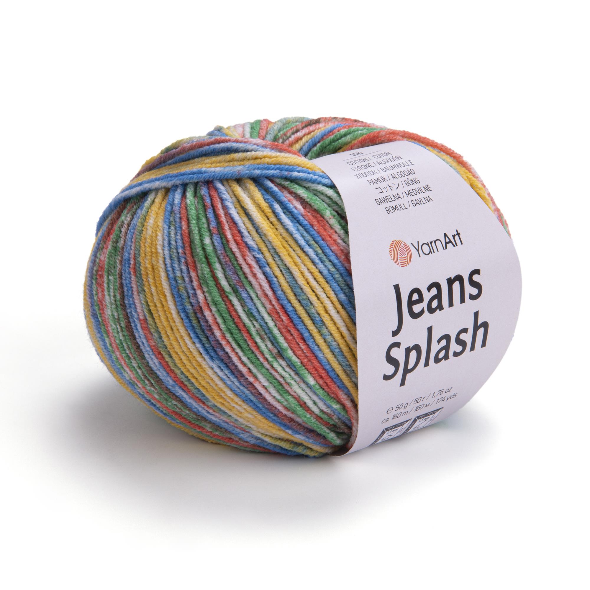 YarnArt Jeans Splash El Örgü İpliği 952 Çok Renkli  - 1 ADET