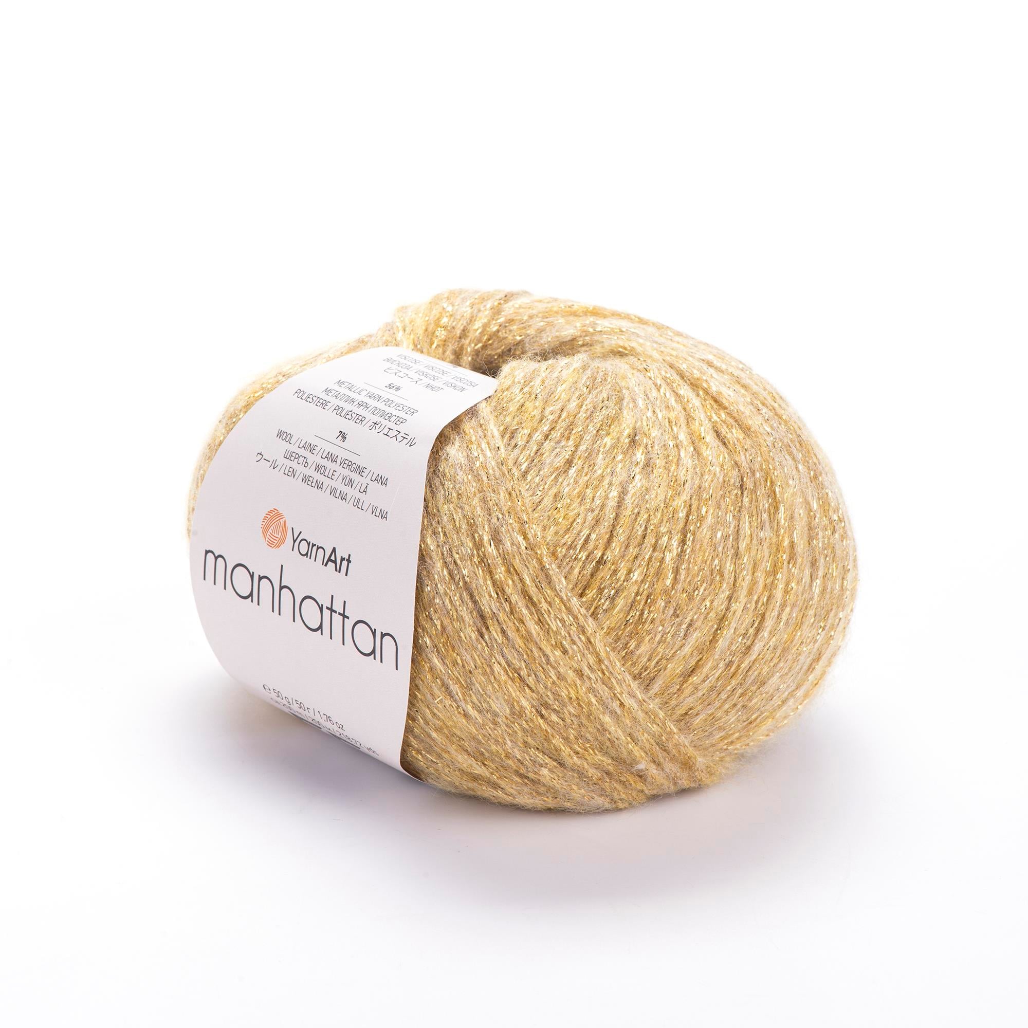 YarnArt Manhattan El Örgü İpliği 50gr 902 Gold  - 1 ADET
