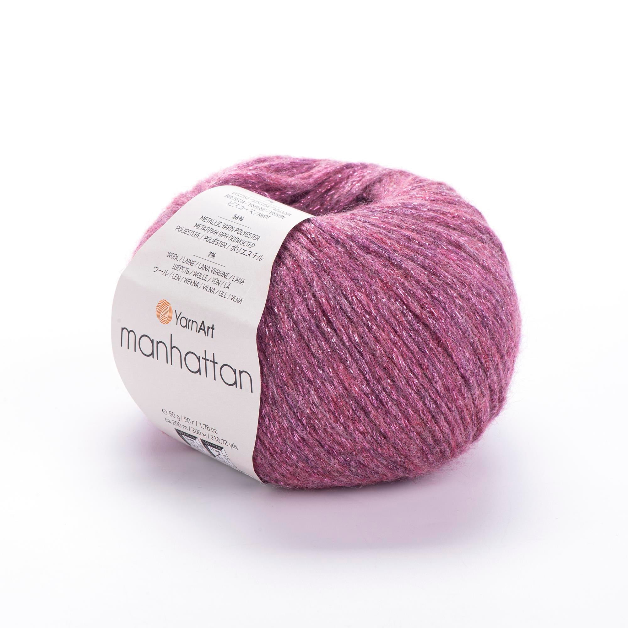 YarnArt Manhattan El Örgü İpliği 50gr 905 Pembe  - 1 ADET