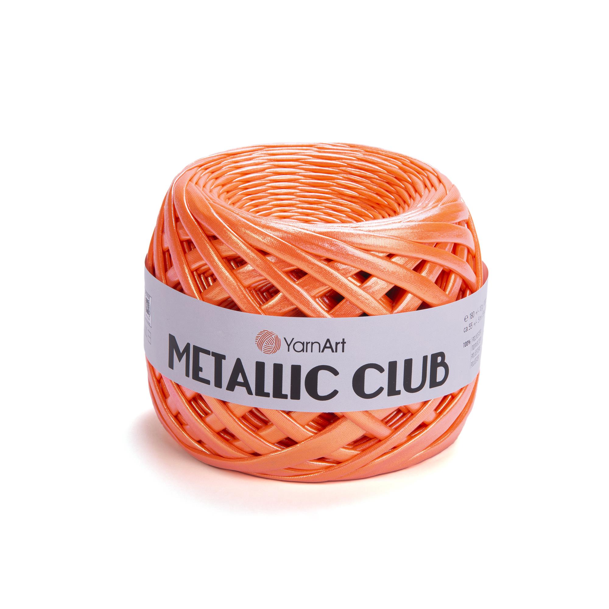 YarnArt Metalic Club El Örgü İpliği 180gr 8129 Neon Turuncu  - 1 ADET