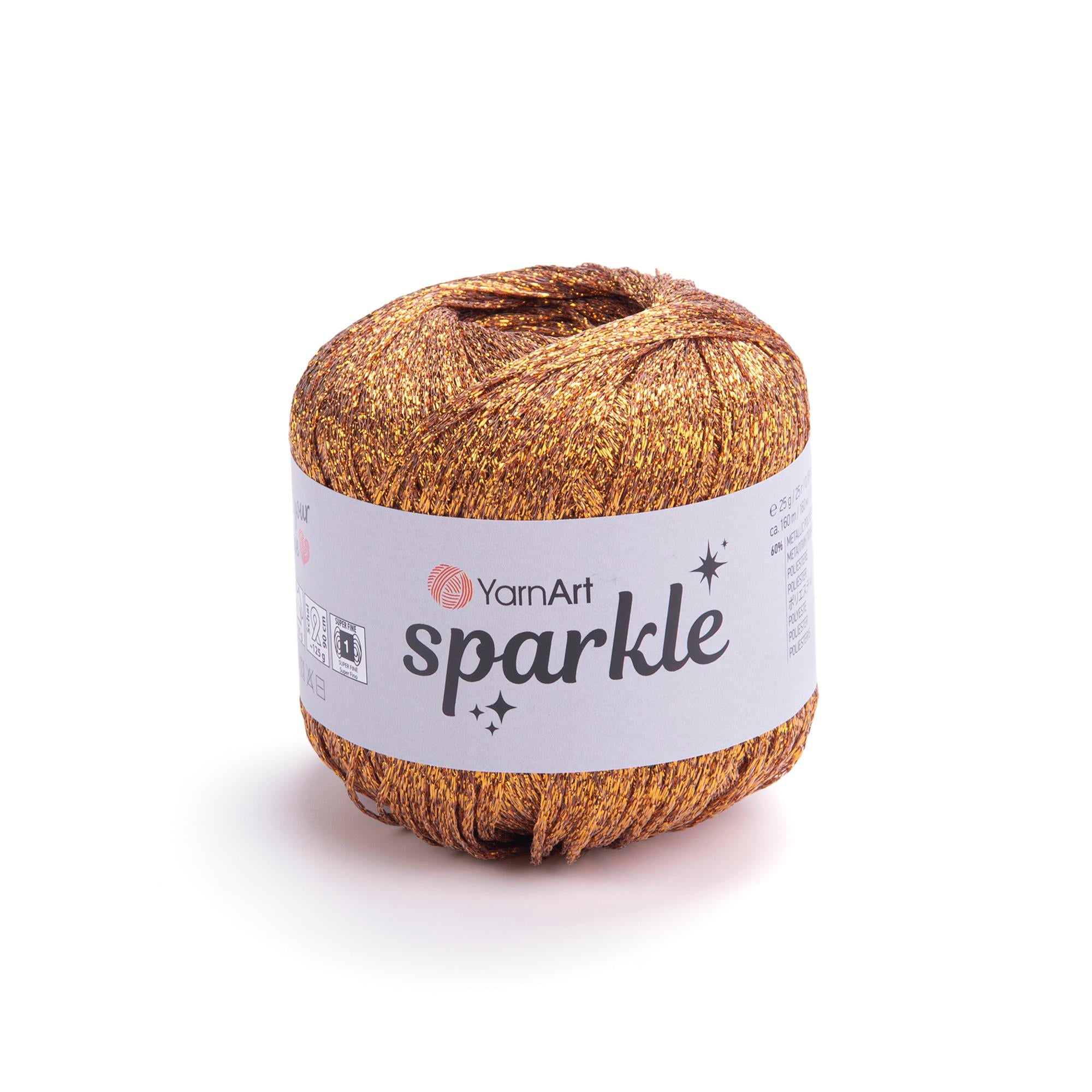 YarnArt Sparkle El Örgü İpliği 25gr 1312 Koyu Gold  - 1 ADET