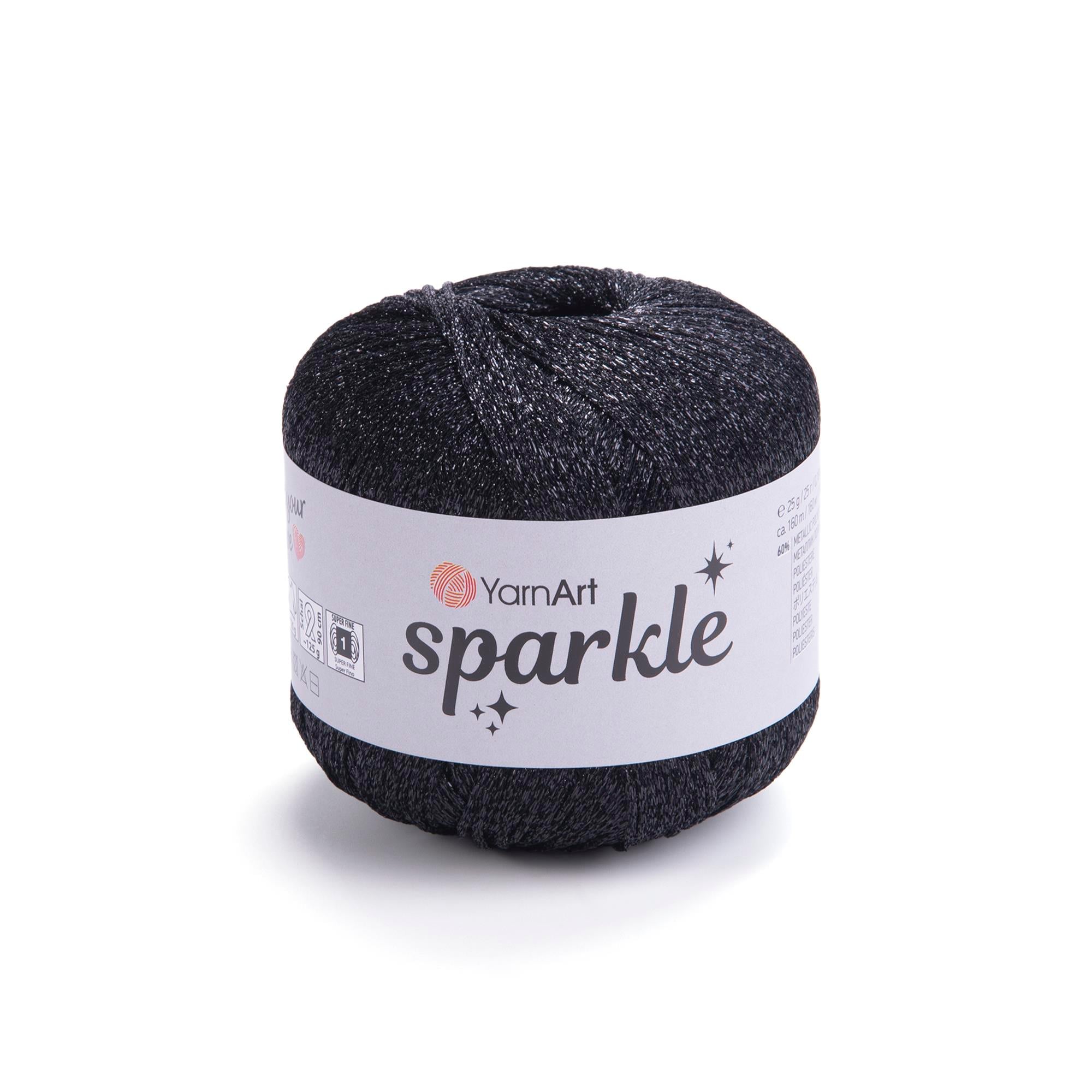 YarnArt Sparkle El Örgü İpliği 25gr 1360 Siyah  - 1 ADET
