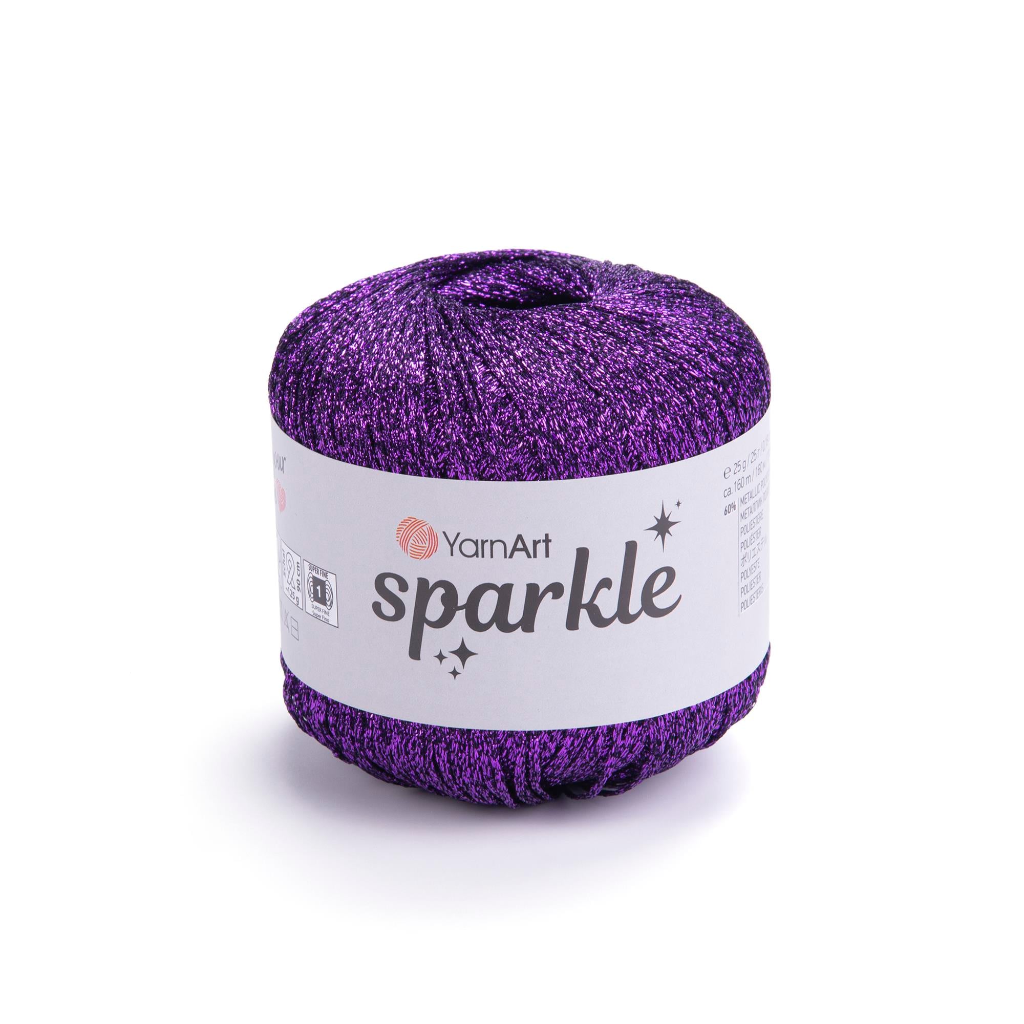 YarnArt Sparkle El Örgü İpliği 25gr 1342 Mor  - 1 ADET