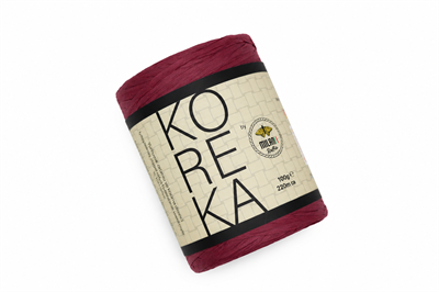 Koreka Rafya İplik 100gr 220mt 82 Bordo - 1 ADET