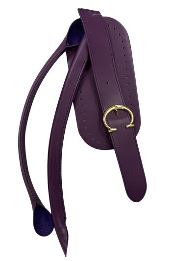 Pelikan Saplı Tokalı Çanta Seti Mor - 1 ADET