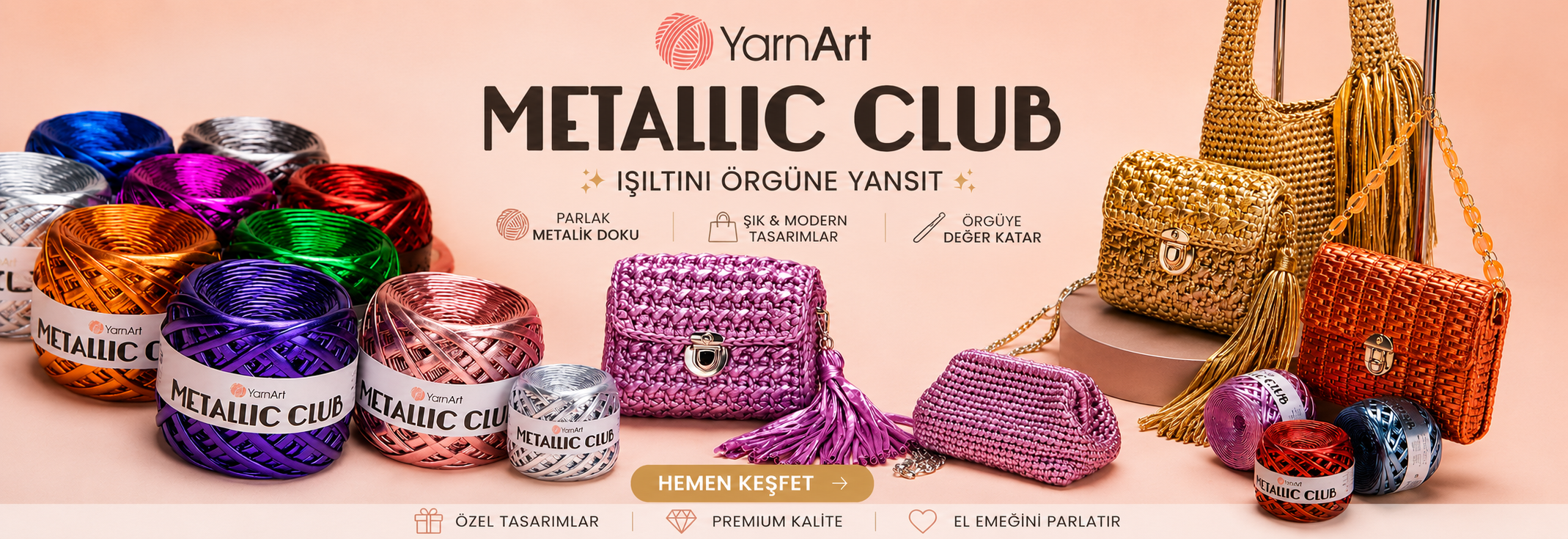 YarnArt Metallic Club