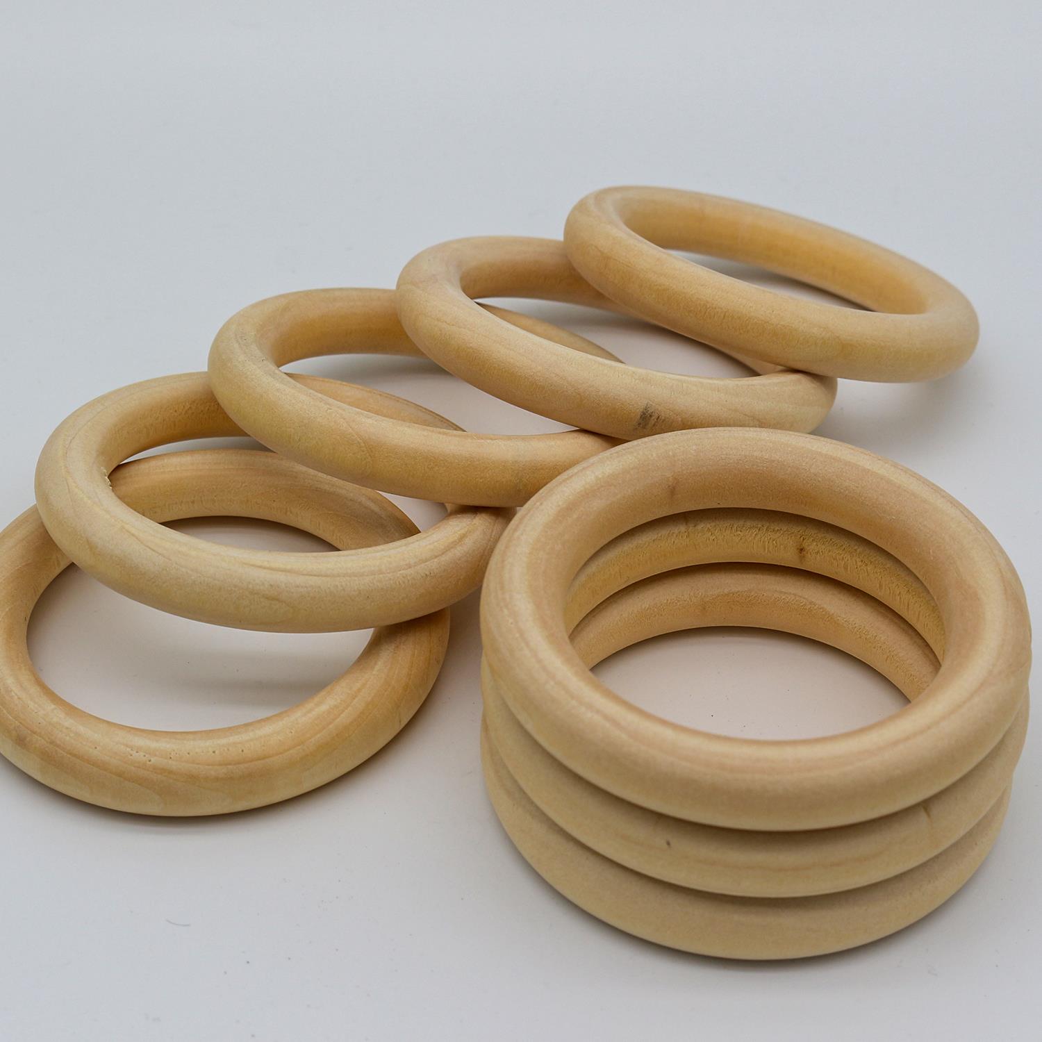 Ahşap Halka | Çıngırak Halkası 7cm