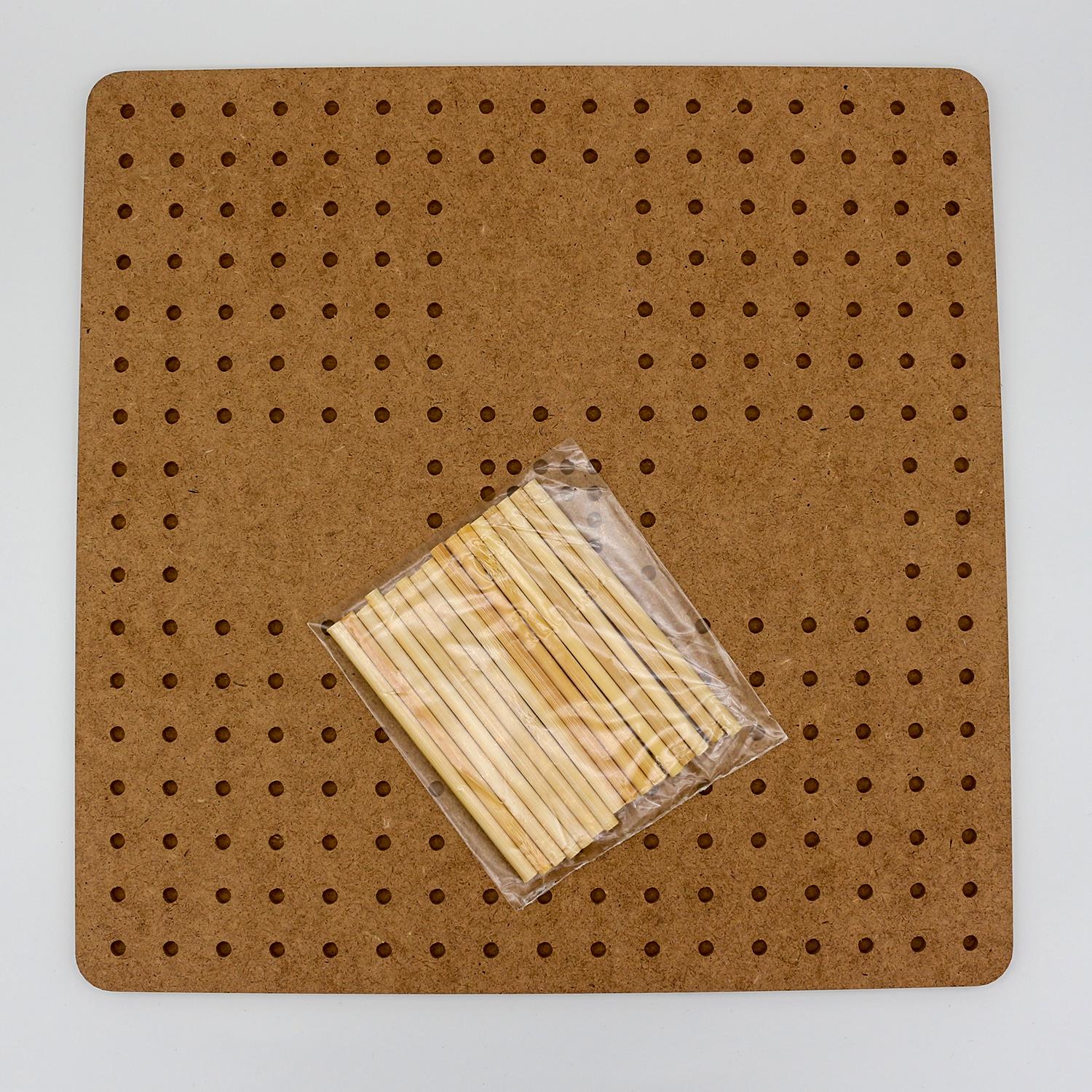 Ahşap Motifbank 30x30cm|6mm