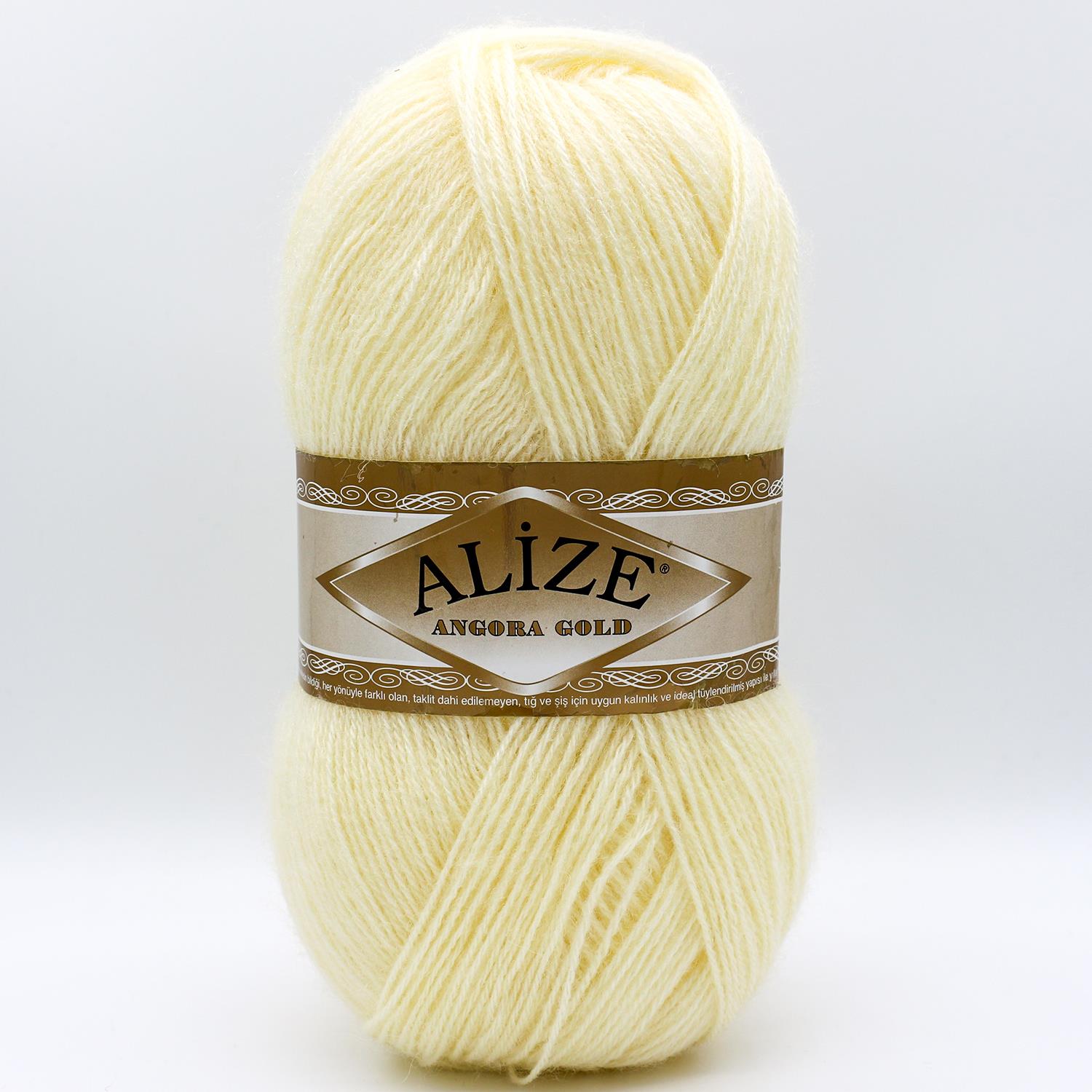 Alize Angora Gold 01 Krem 