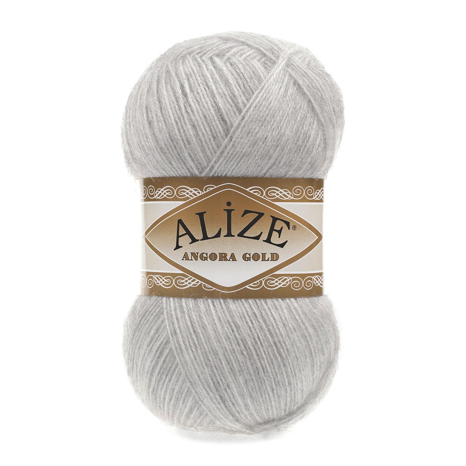 Alize Angora Gold El Örgü İpliği 208 Gri  - 1 ADET