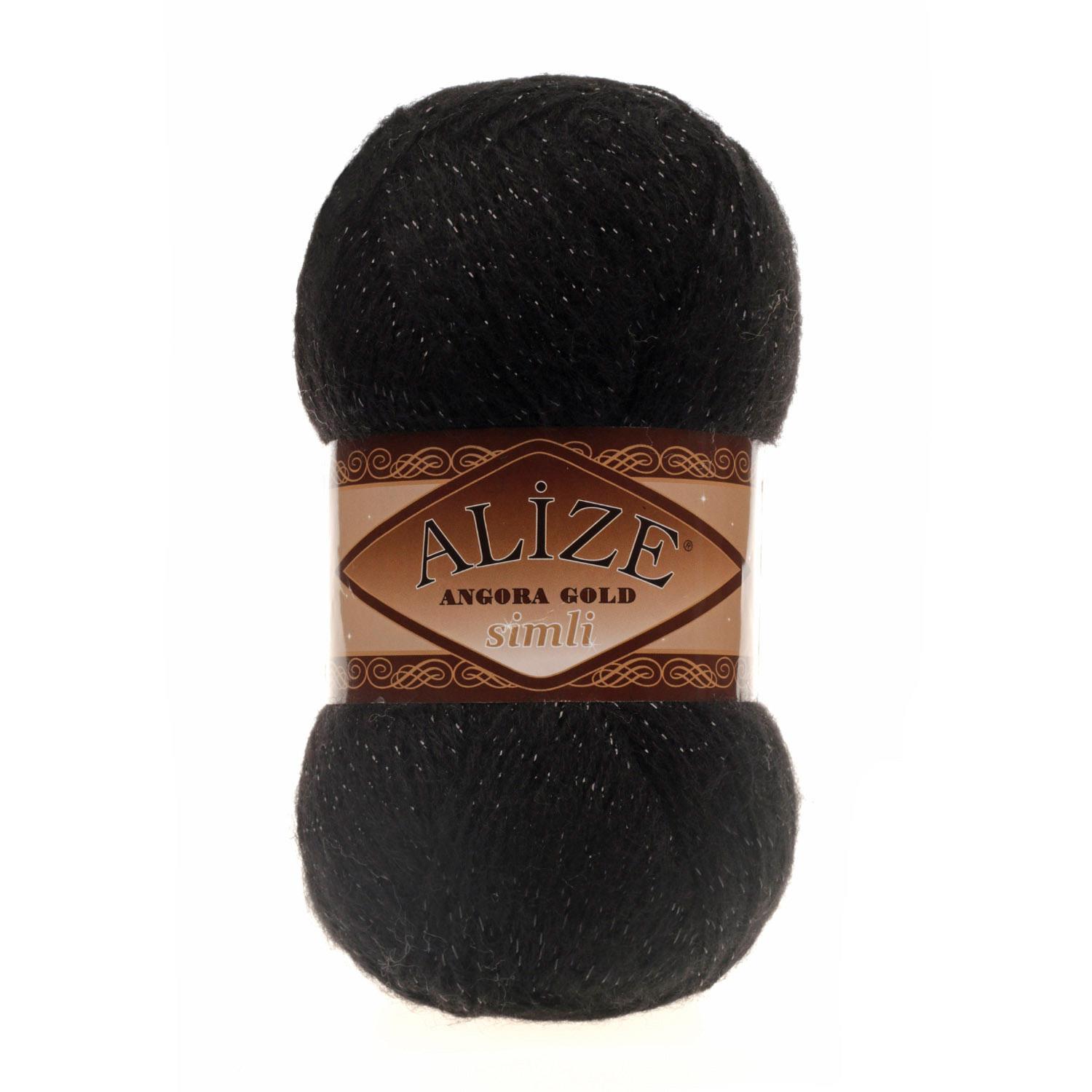 Alize Angora Gold Simli 60 Siyah 