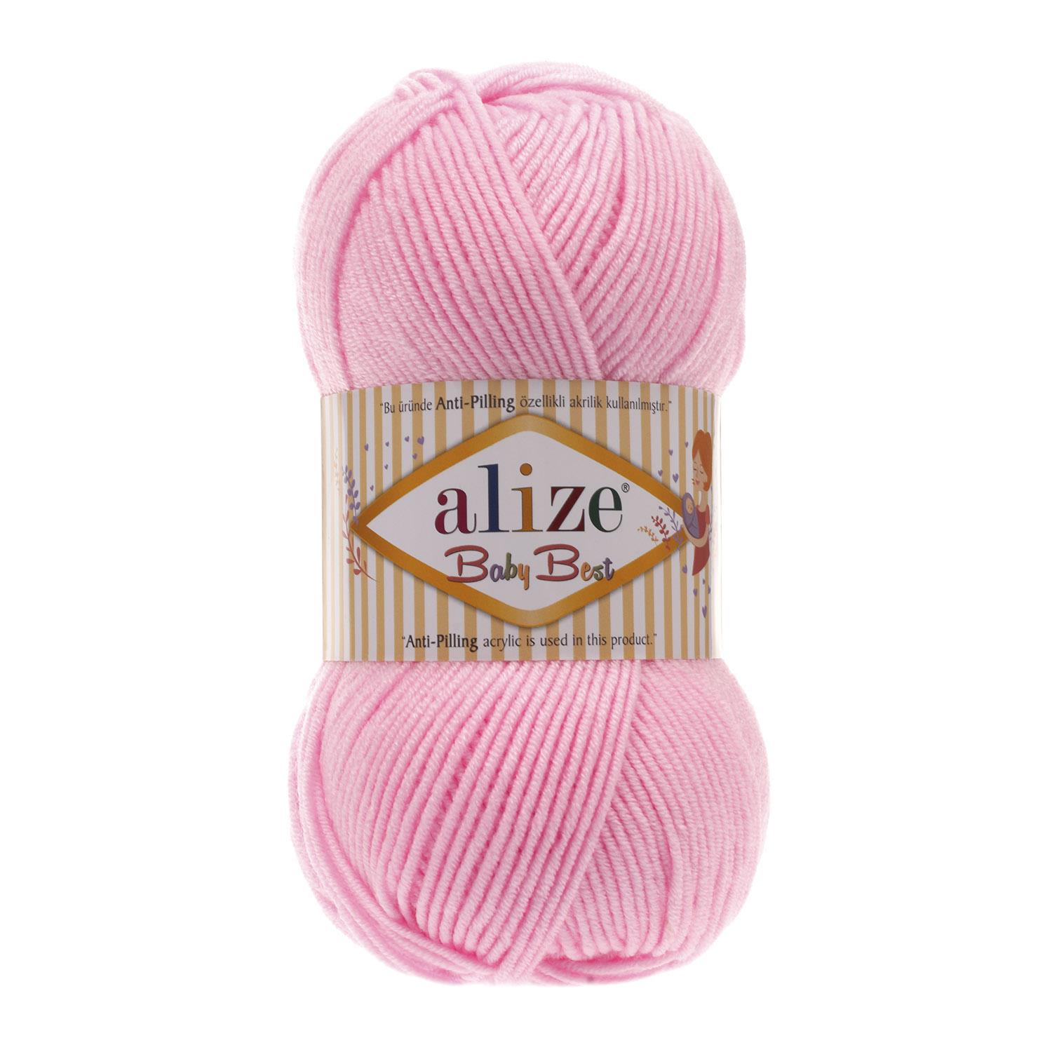 Alize Baby Best Anti Pilling El Örgü İpliği 191 Pembe  - 1 ADET