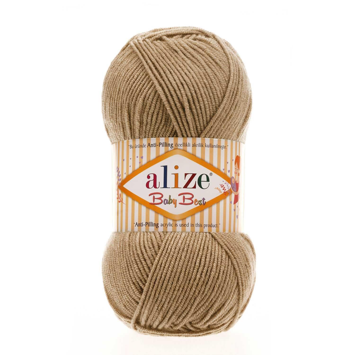 Alize Baby Best Anti Pilling El Örgü İpliği 368 Bej  - 1 ADET