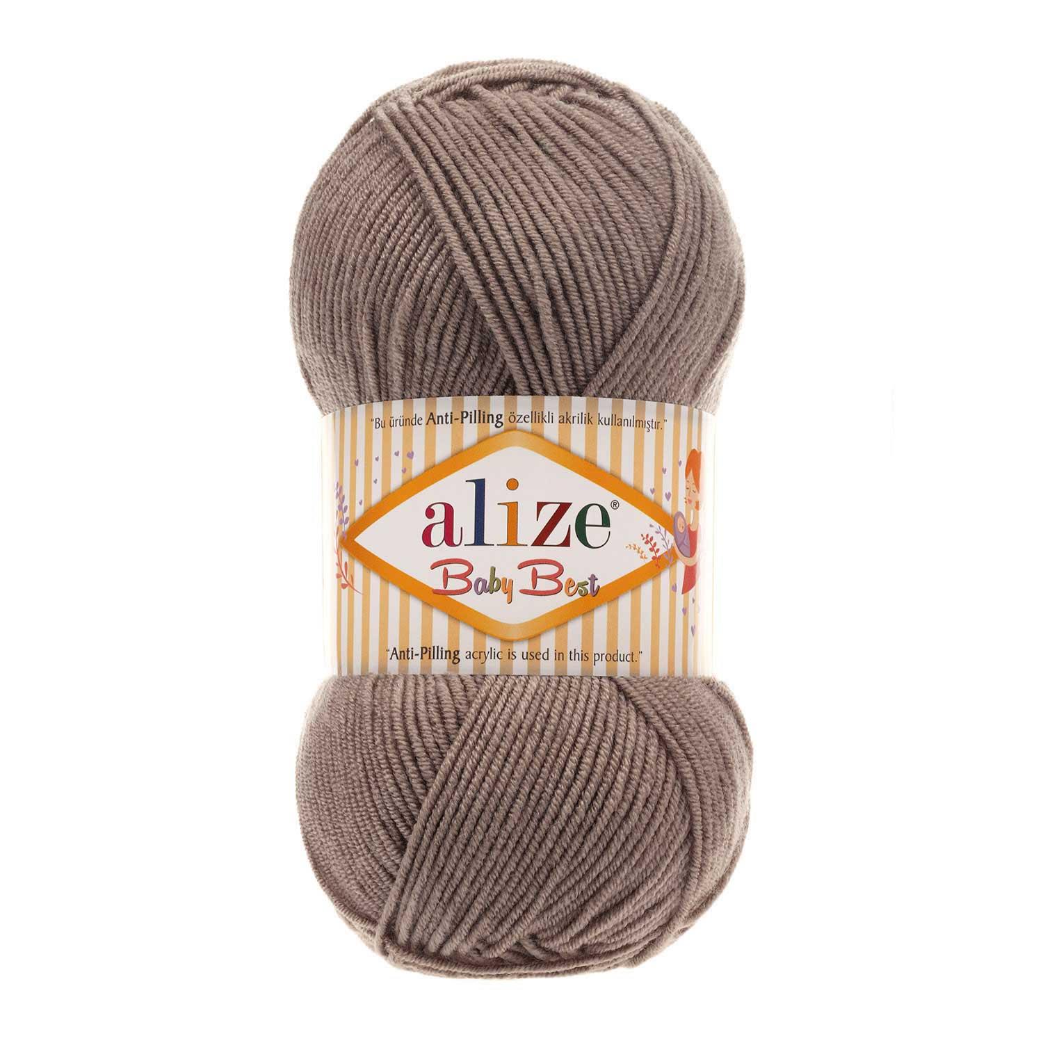 Alize Baby Best Anti Pilling El Örgü İpliği - 534 Kahverengi
