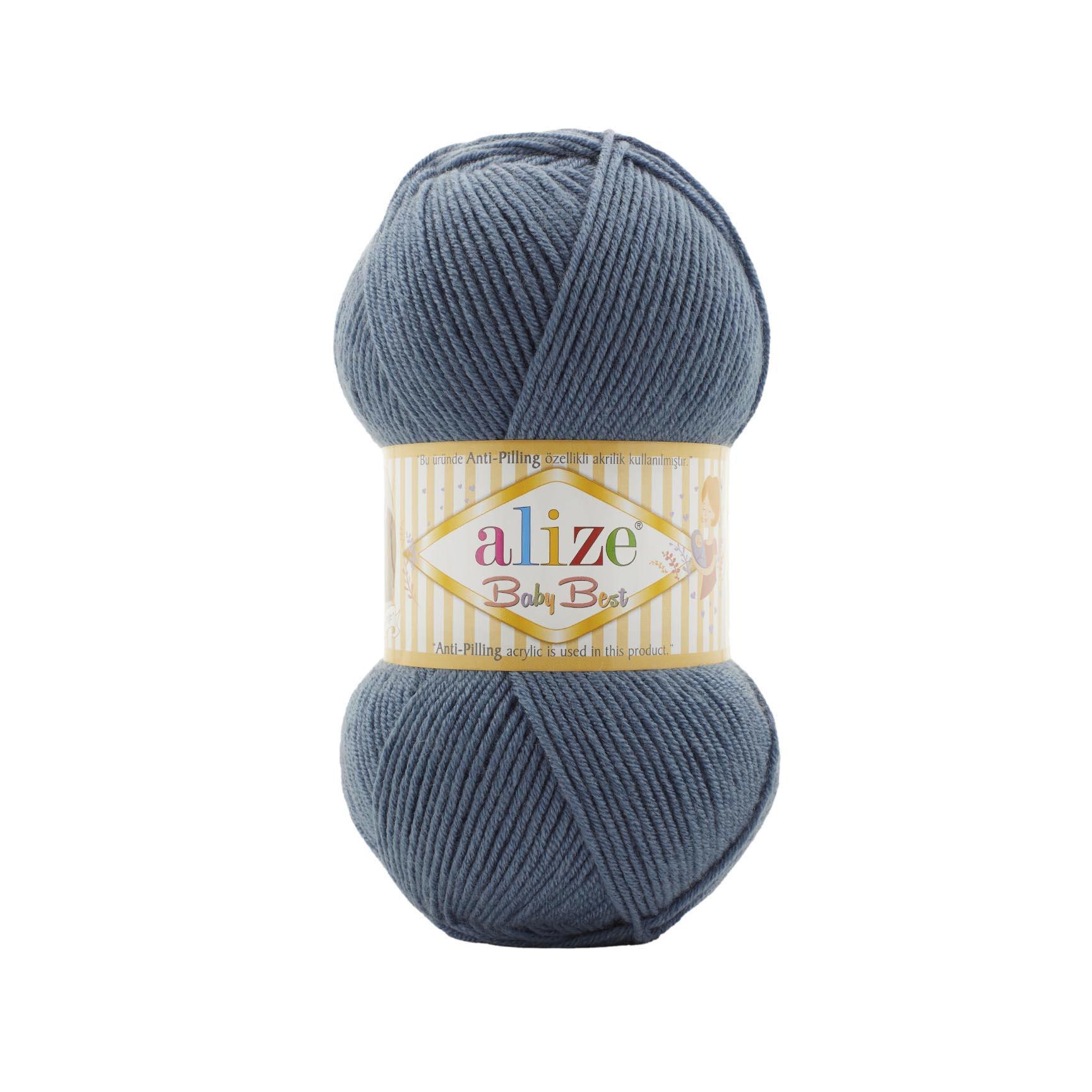 Alize Baby Best Anti Pilling El Örgü İpliği - 418 Kot Mavi