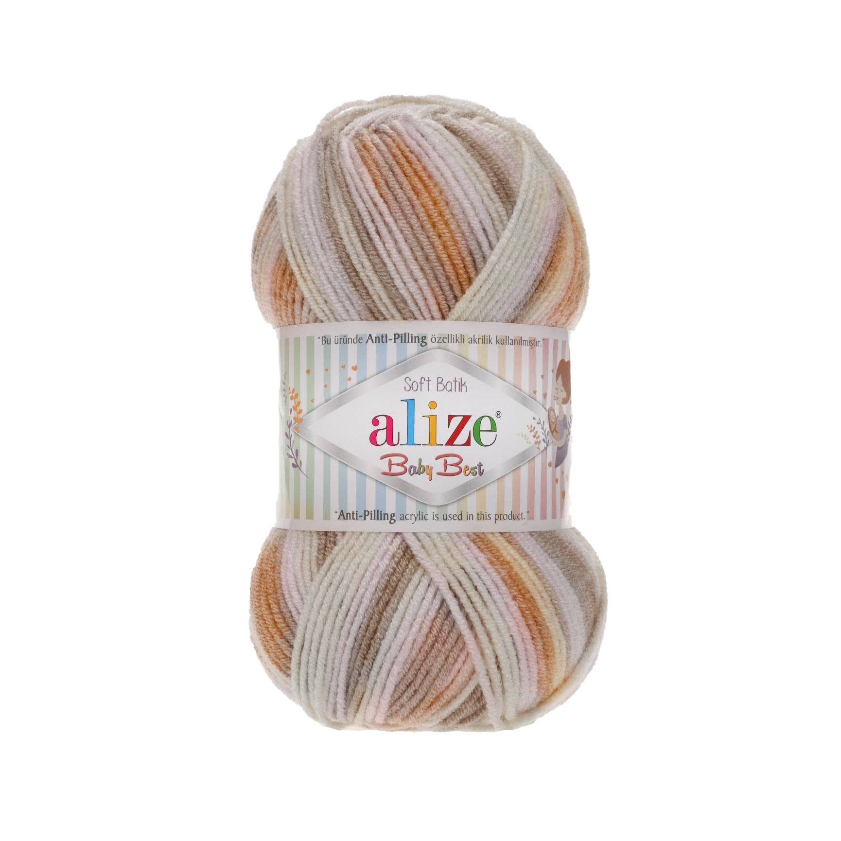 Alize Baby Best Batik Anti Pilling El Örgü İpliği 7541 Batik  - 1 ADET
