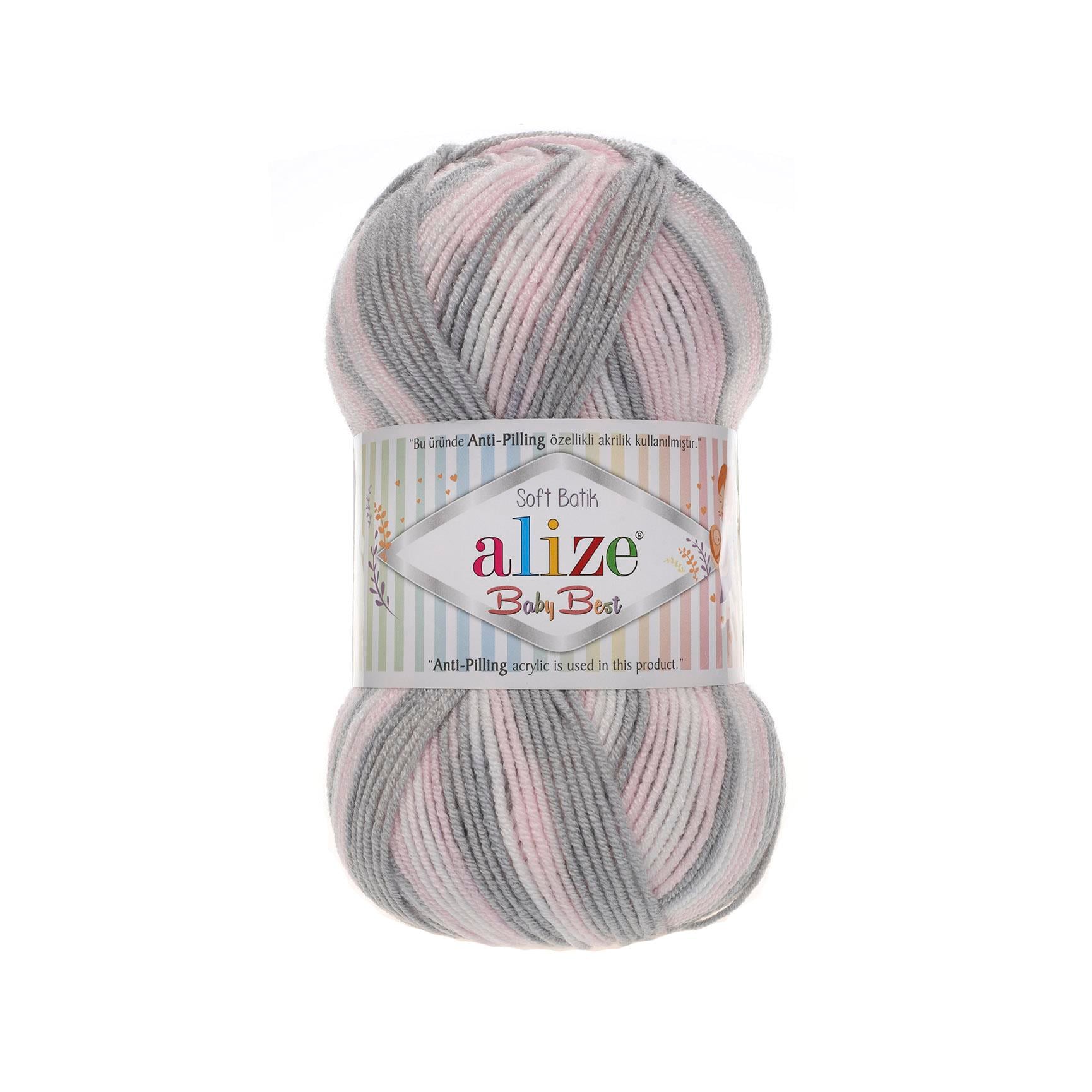 Alize Baby Best Batik Anti Pilling El Örgü İpliği 6664 Batik  - 1 ADET
