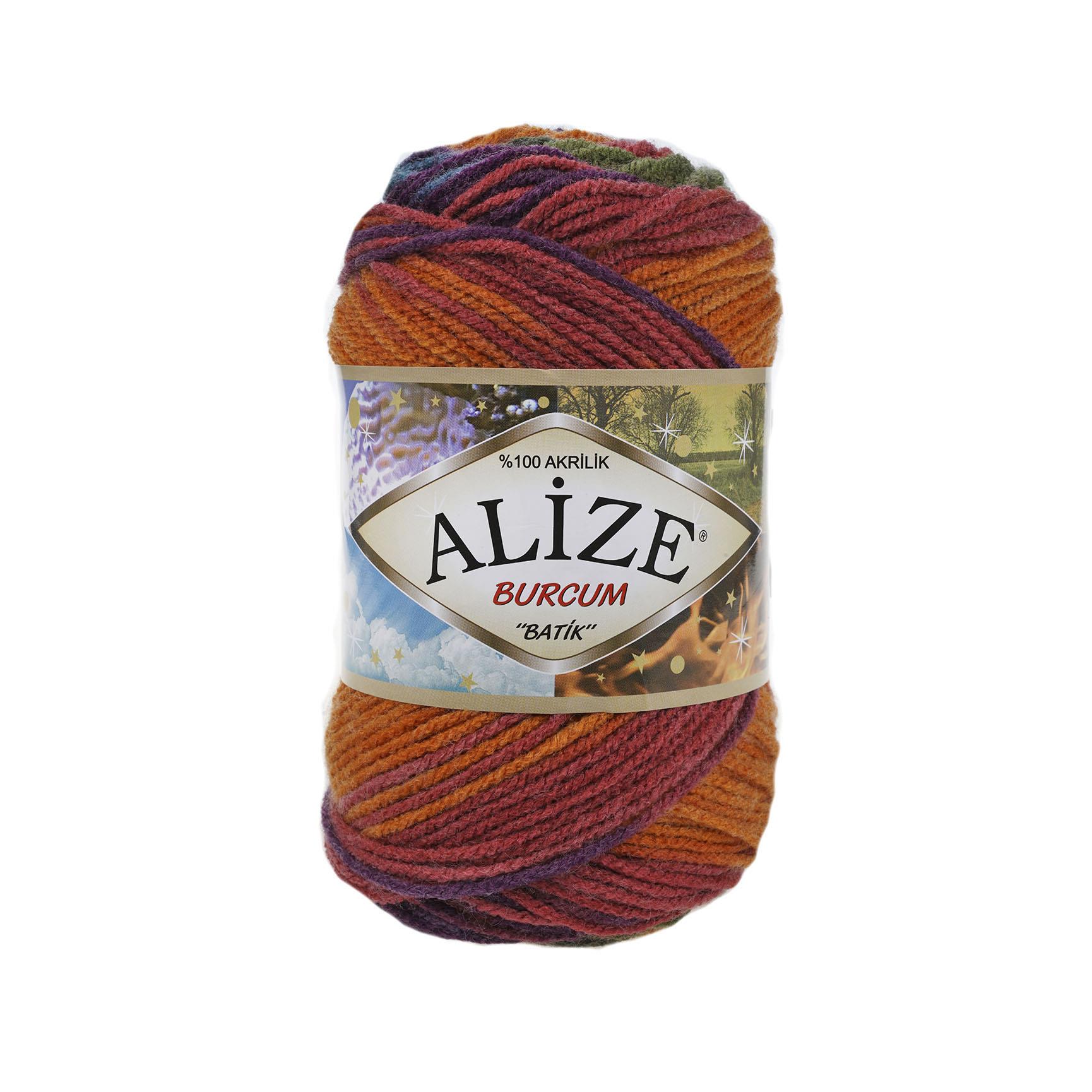 Alize Burcum Batik El Örgü İpliği 4827 Batik  - 1 ADET