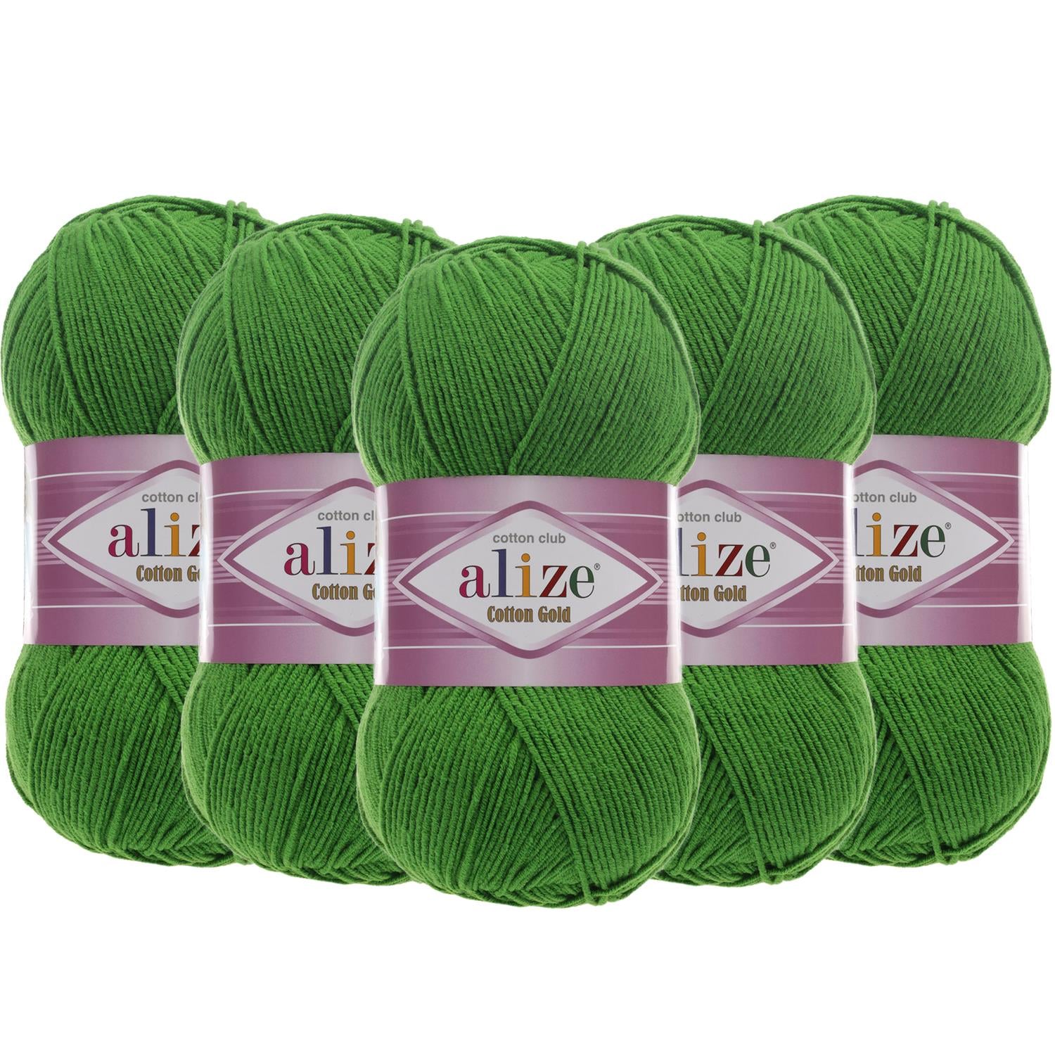 Alize Cotton Gold El Örgü İpliği - 126 Çimen   5 Adet