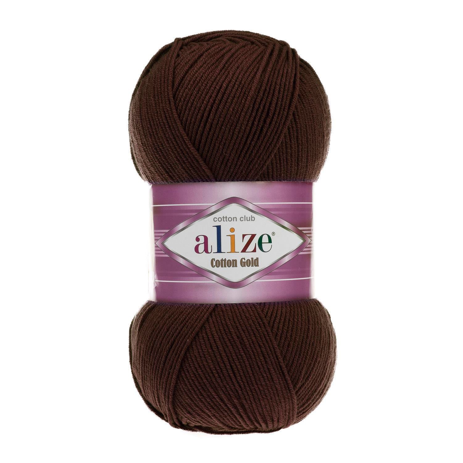 Alize Cotton Gold El Örgü İpliği 26 Kahverengi  - 1 ADET