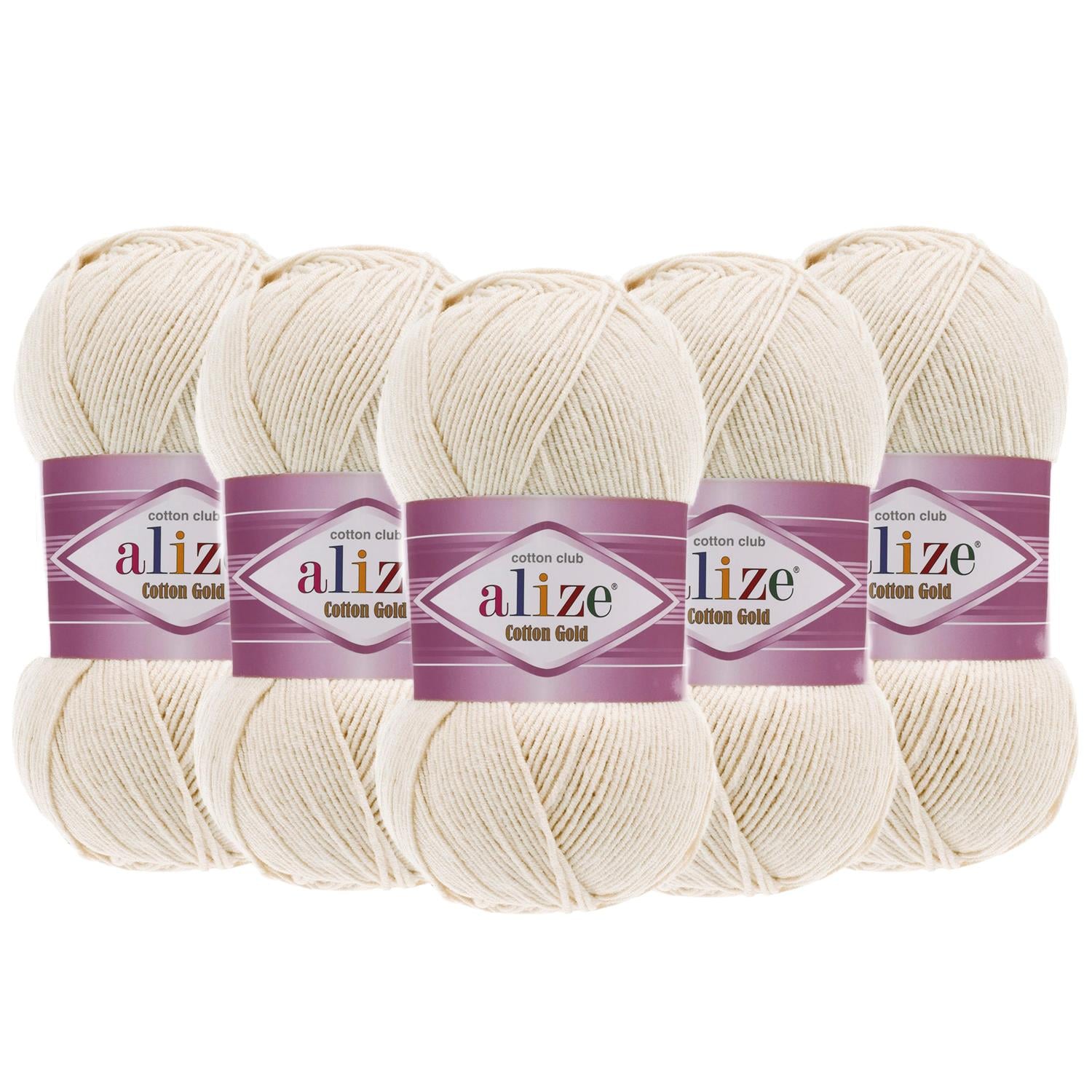 Alize Cotton Gold El Örgü İpliği - 599 Taş Beji   5 Adet