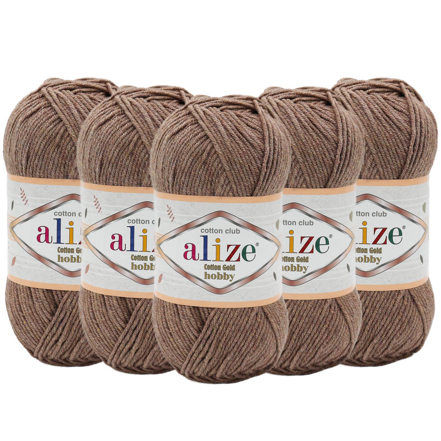 Alize Cotton Gold Hobby El Örgü İpliği - 688 Vizon   5 Adet