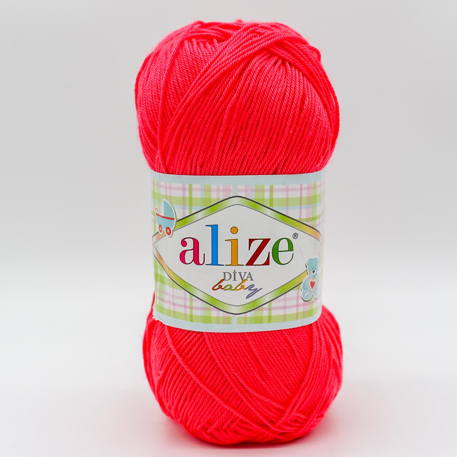 Alize Diva Baby 288 Neon Pembe 