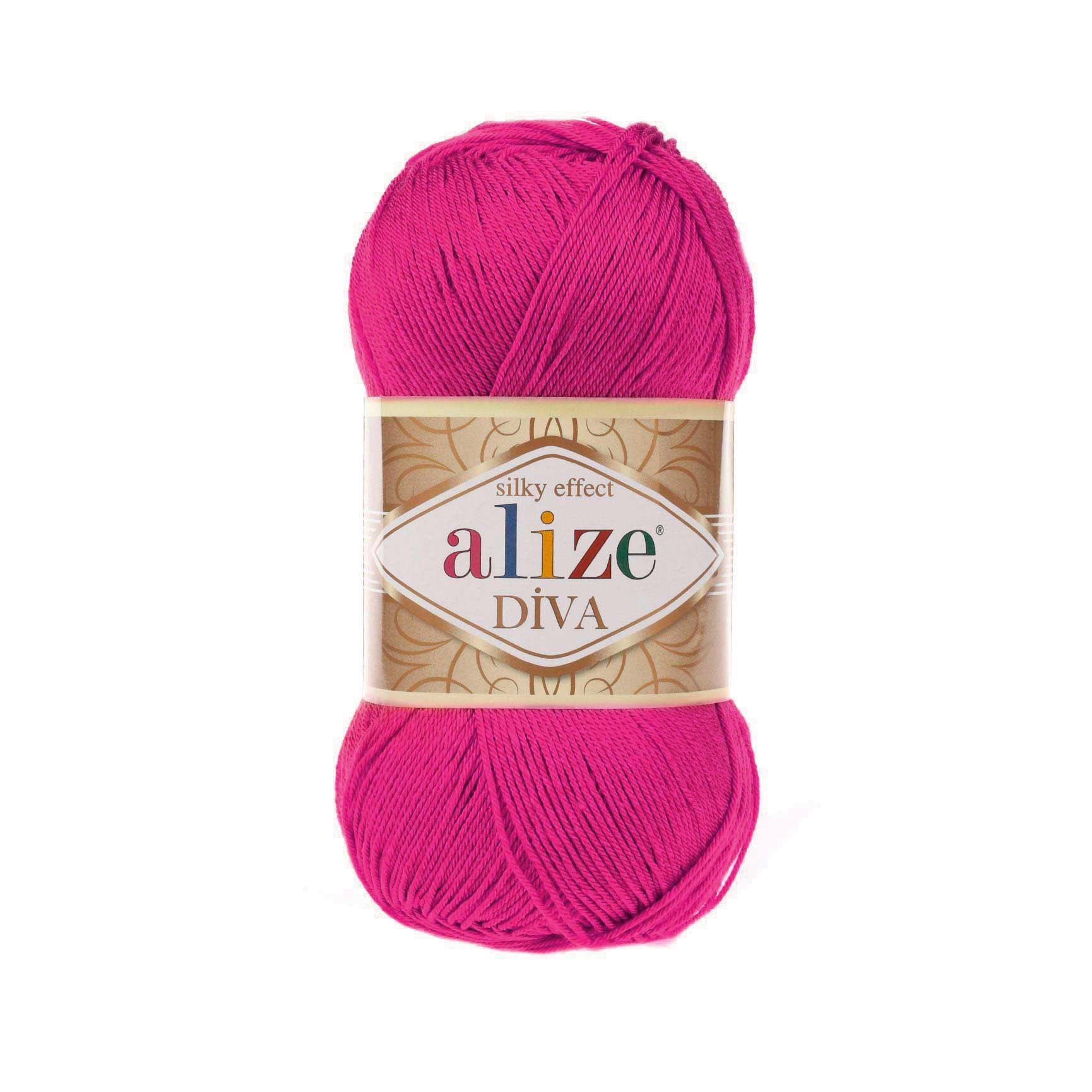 Alize Diva El Örgü İpliği 149 Fuşya  - 1 ADET