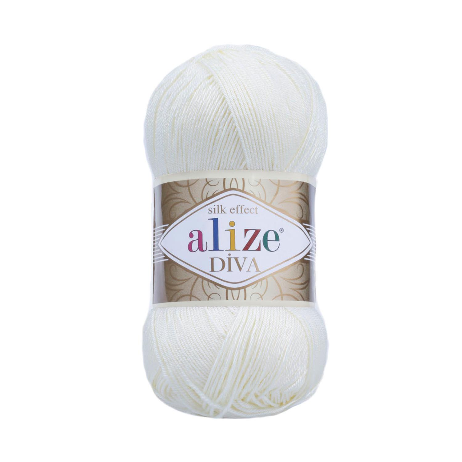 Alize Diva/1055 Şeker Beyaz/