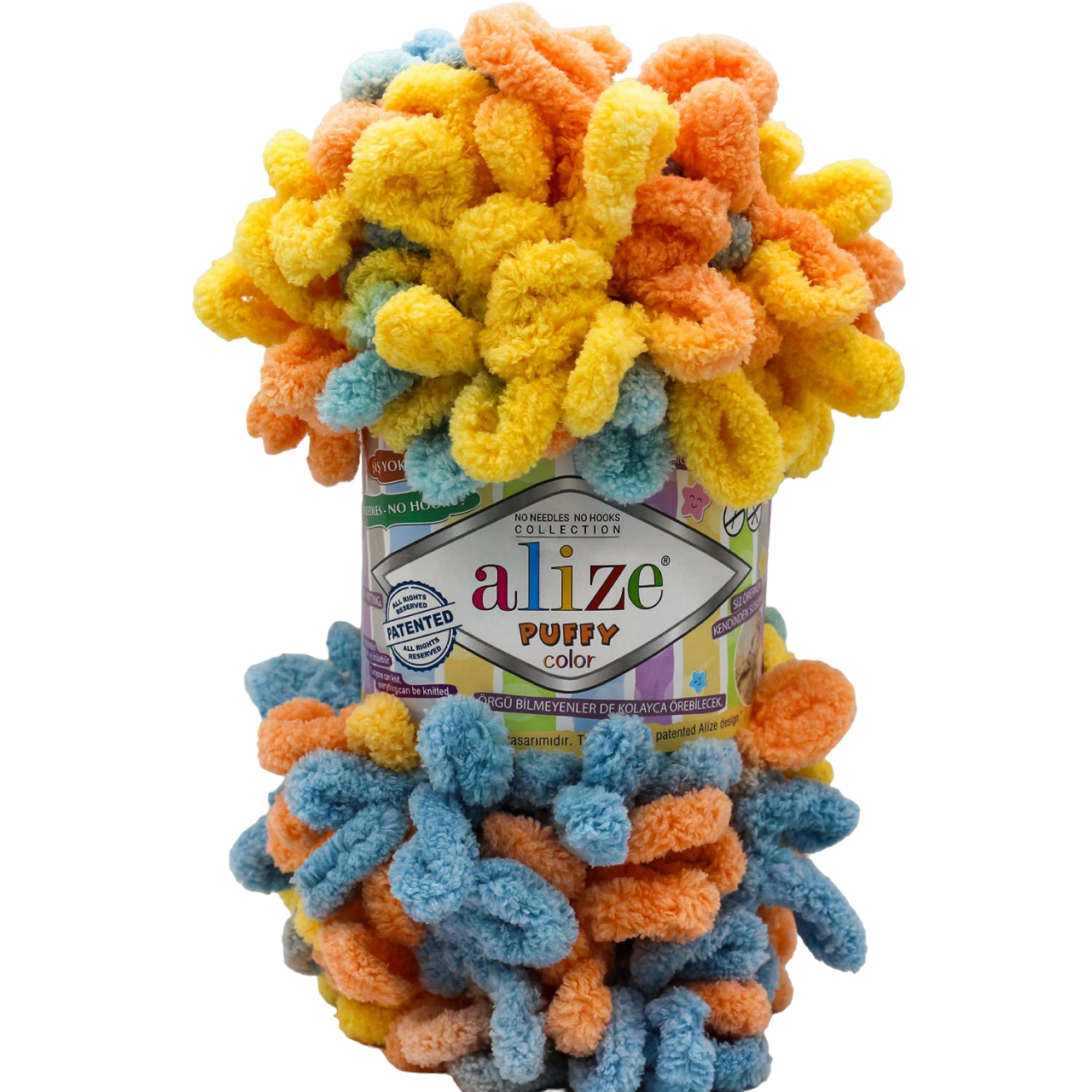Alize Puffy Color 6314 Çok Renkli 