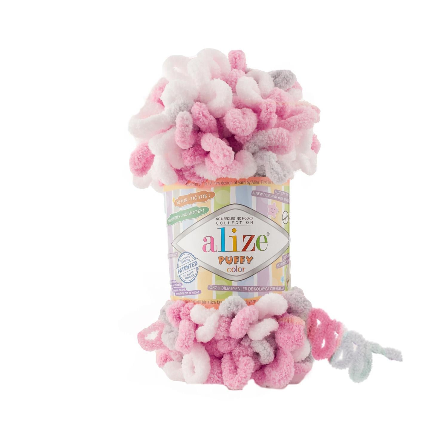 Alize Puffy Color 6370 Çok Renkli 