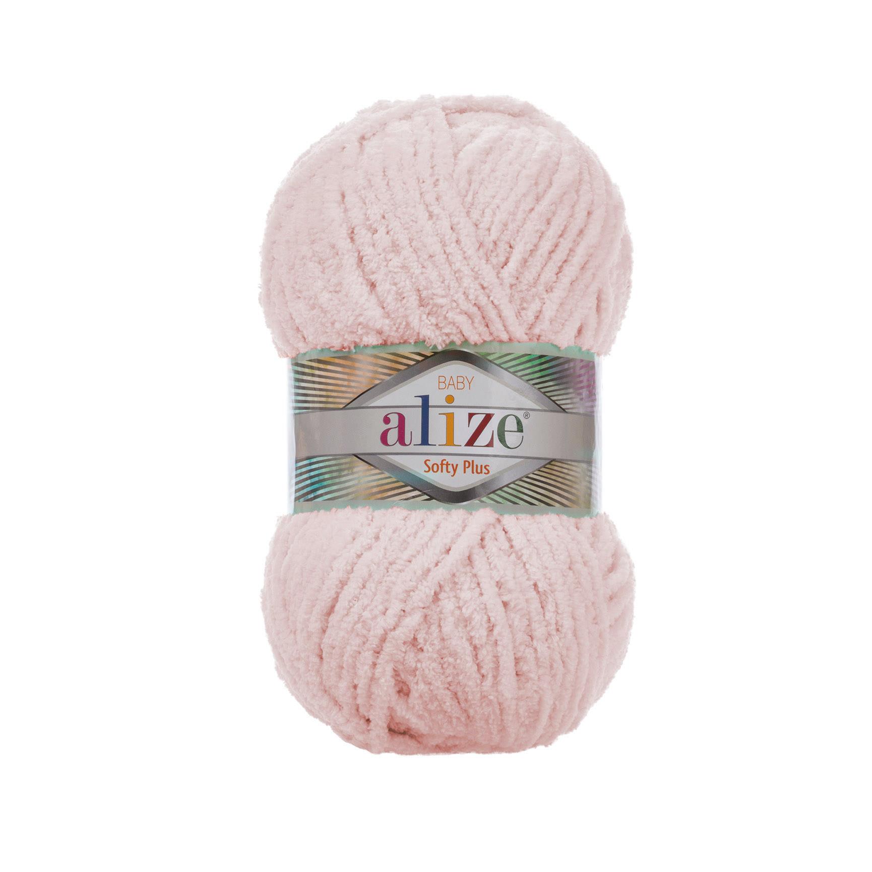 Alize Softy Plus El Örgü İpliği 161 Pudra Pembe  - 1 ADET