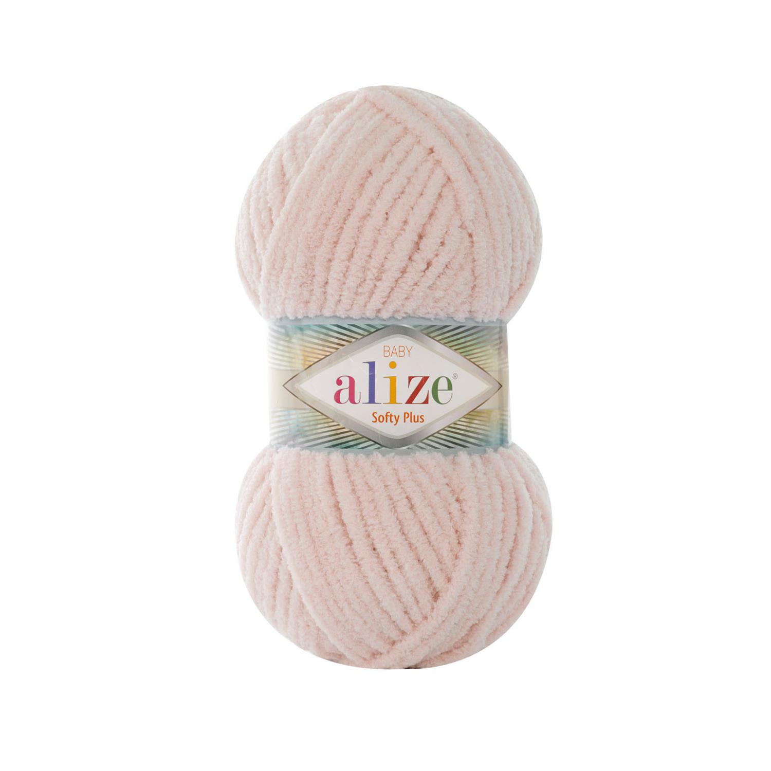 Alize Softy Plus El Örgü İpliği - 382 Açık Şeftali - 