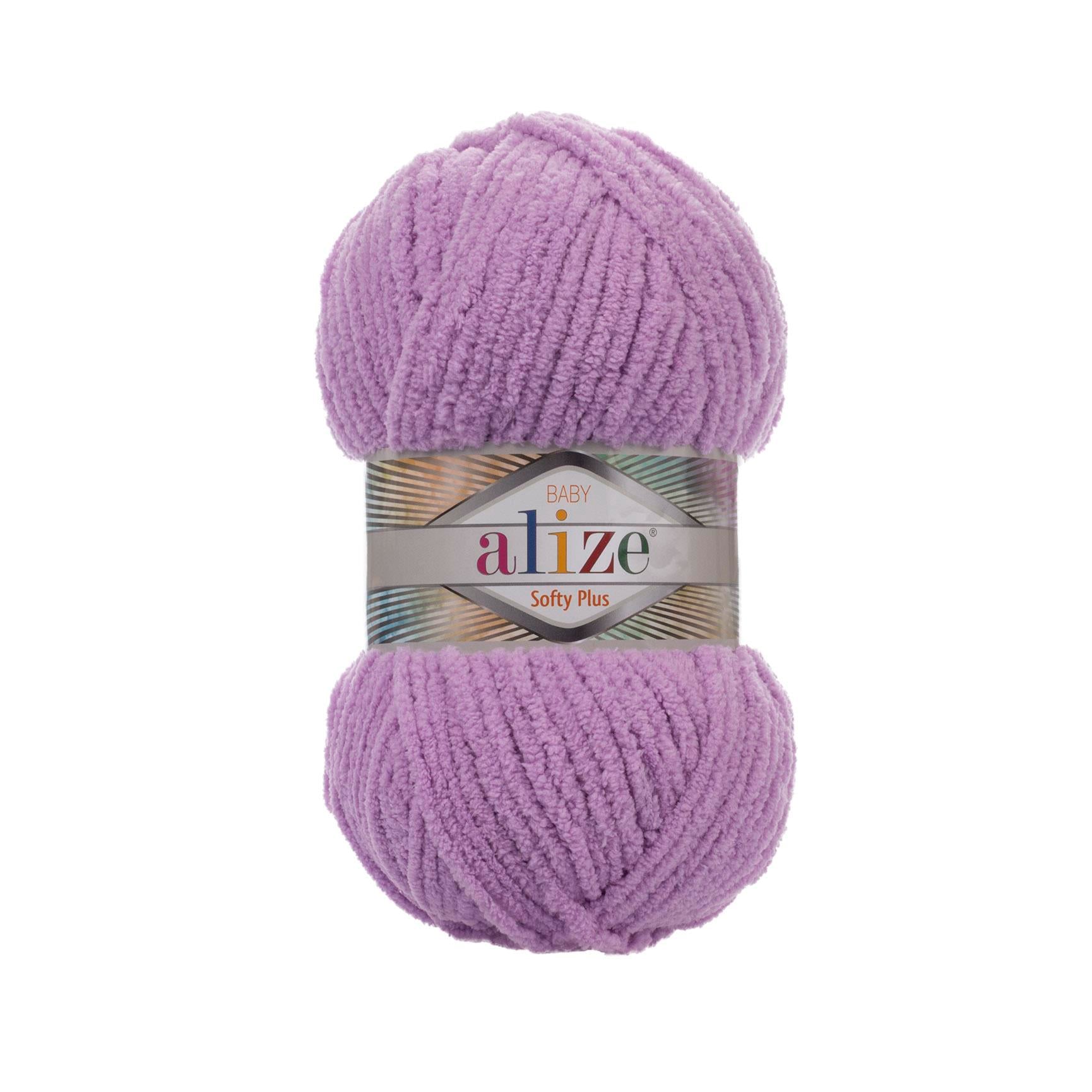 Alize Softy Plus El Örgü İpliği 47 Lila  - 1 ADET