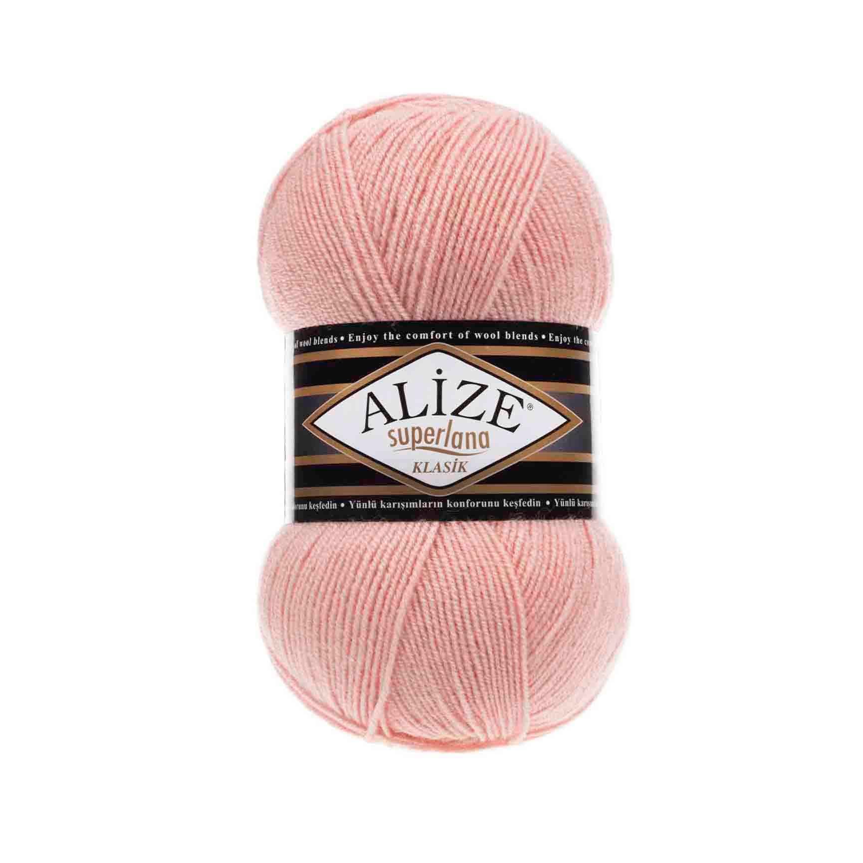 Alize Superlana Klasik El Örgü İpliği 363 Pembe  - 1 ADET