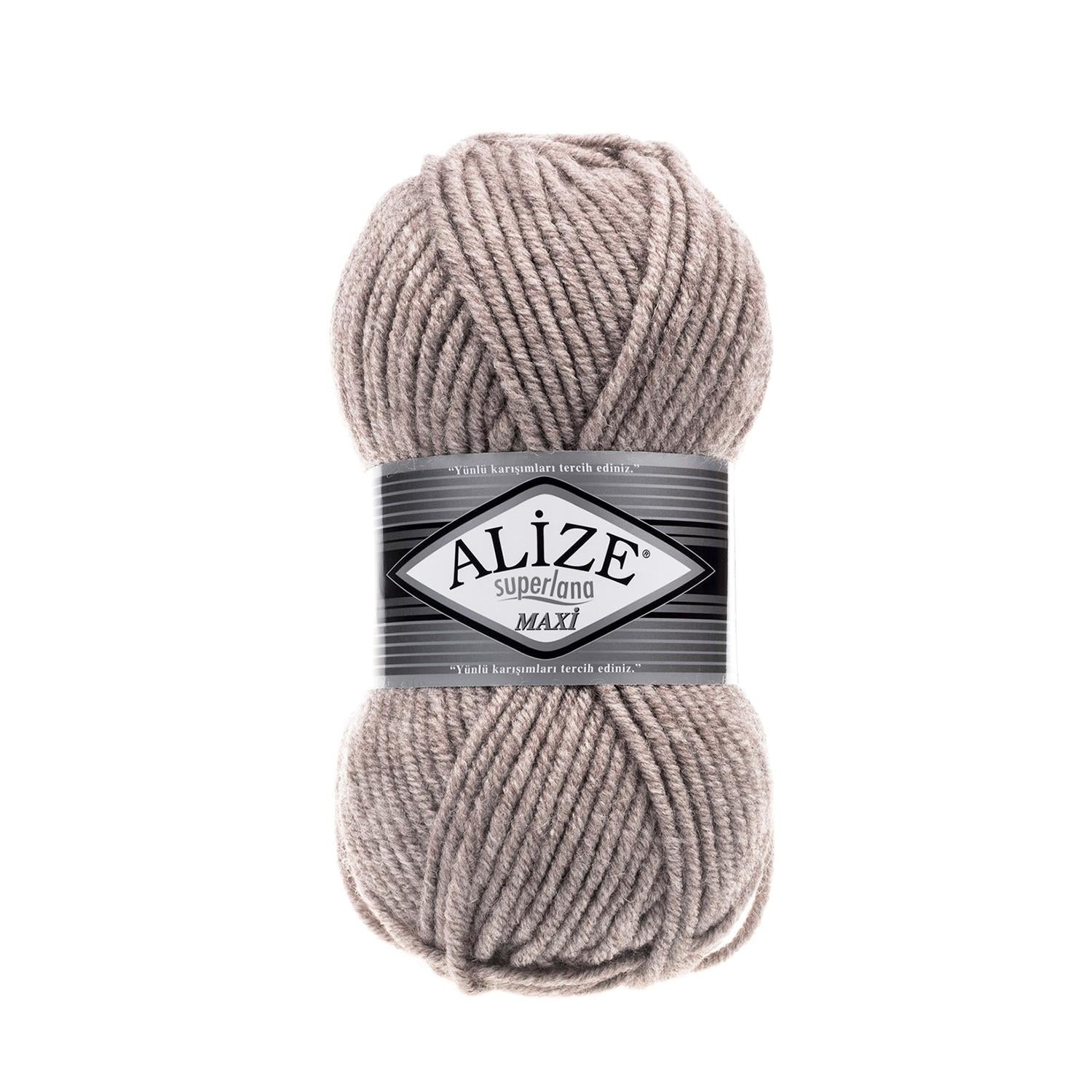 Alize Superlana Maxi 207 Melanj Kahve 