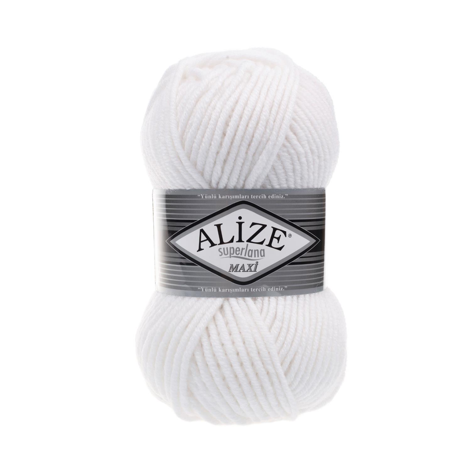 Alize Superlana Maxi 55 Beyaz 