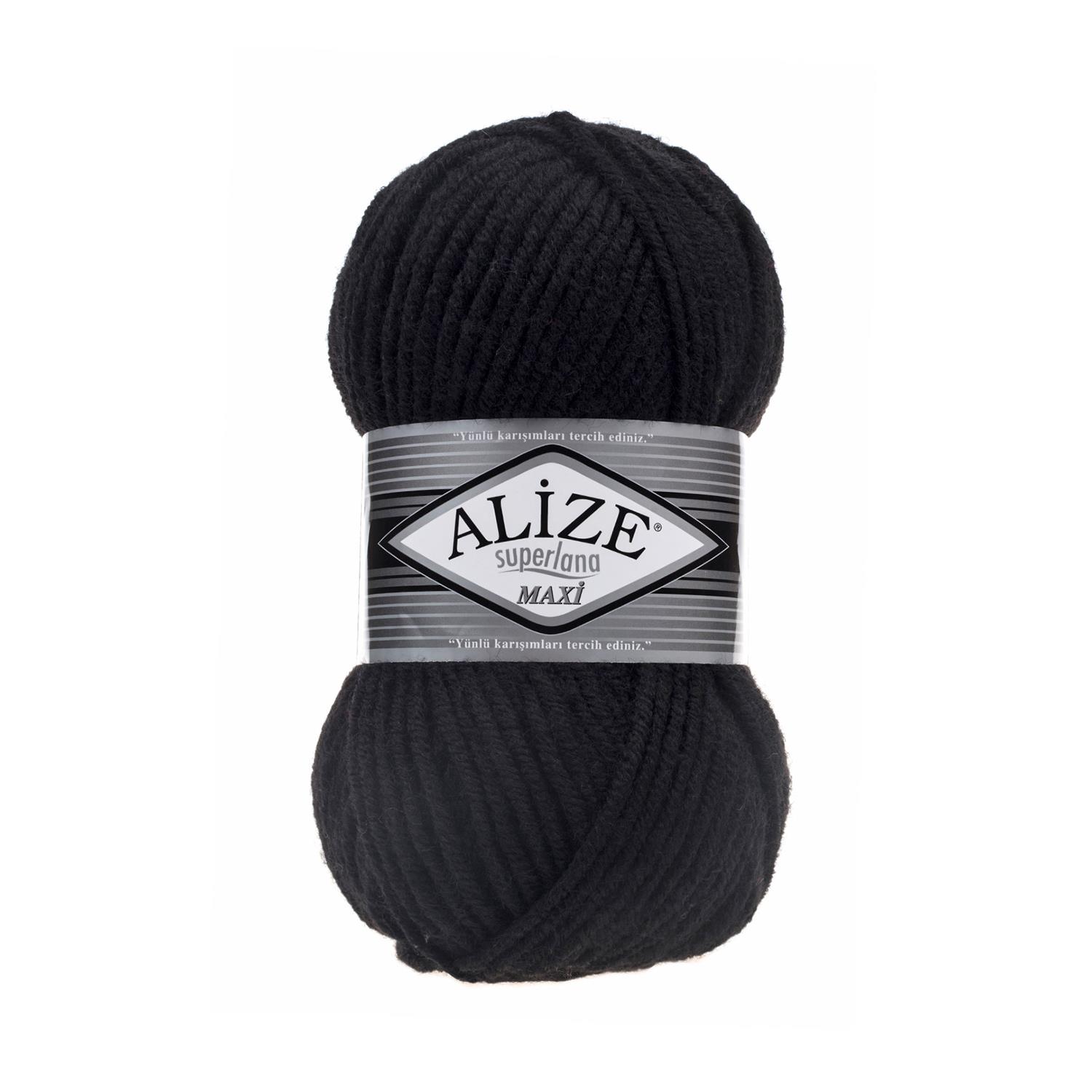 Alize Superlana Maxi 60 Siyah 