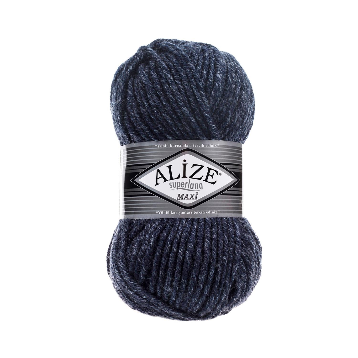 Alize Superlana Maxi 805 Jaspe Lacivert 