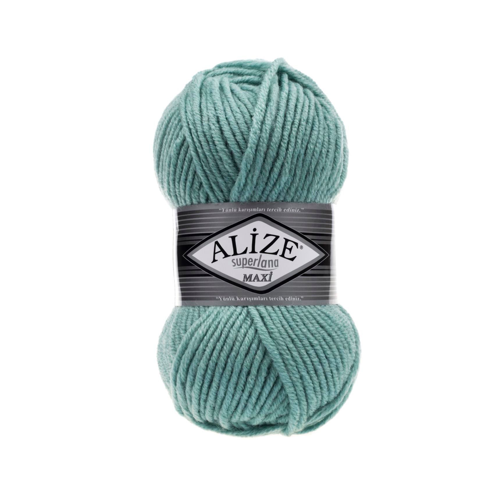 Alize Superlana Maxi El Örgü İpliği 463 Mint  - 1 ADET