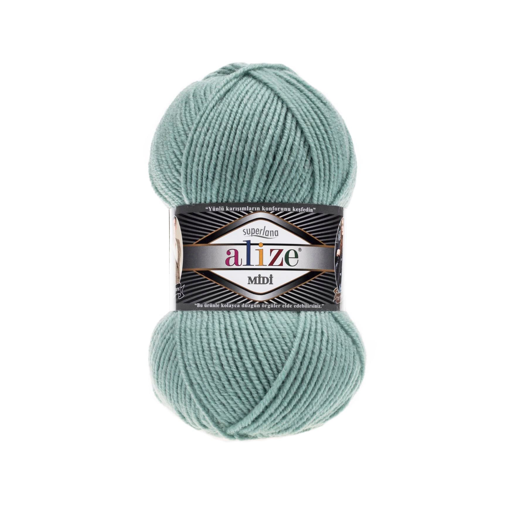 Alize Superlana Midi El Örgü İpliği 463 Mint  - 1 ADET