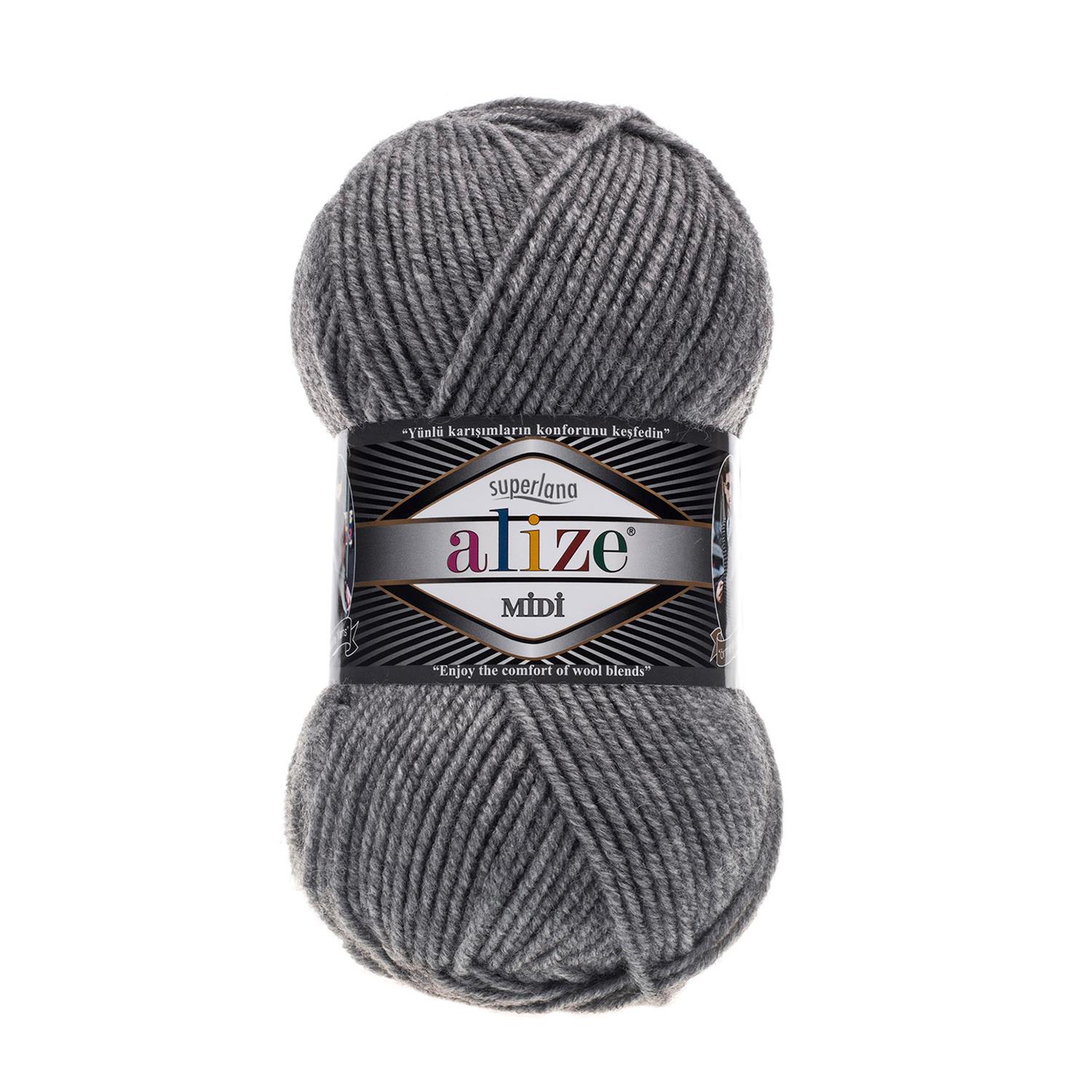 Alize Superlana Midi/21 Gri/