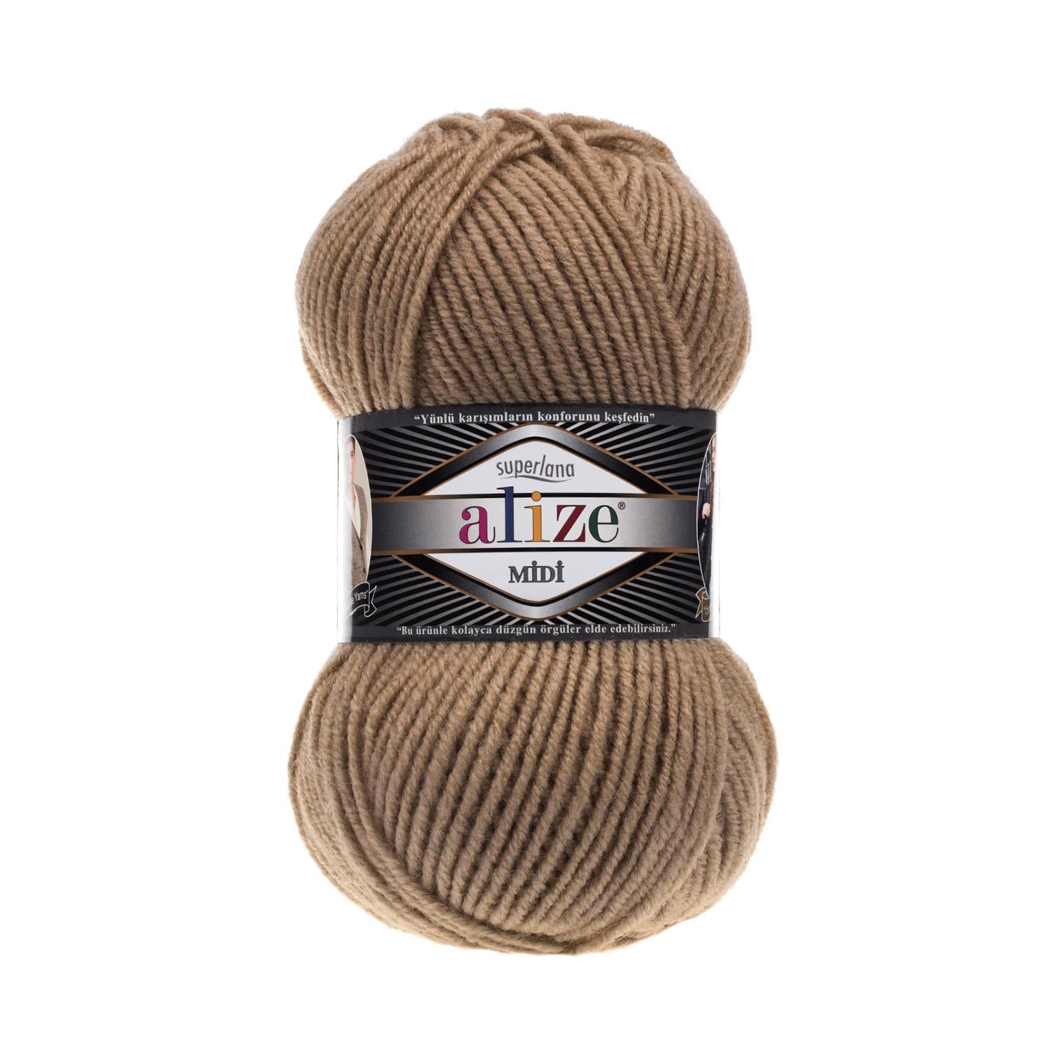 Alize Superlana Midi/466 Kahverengi/