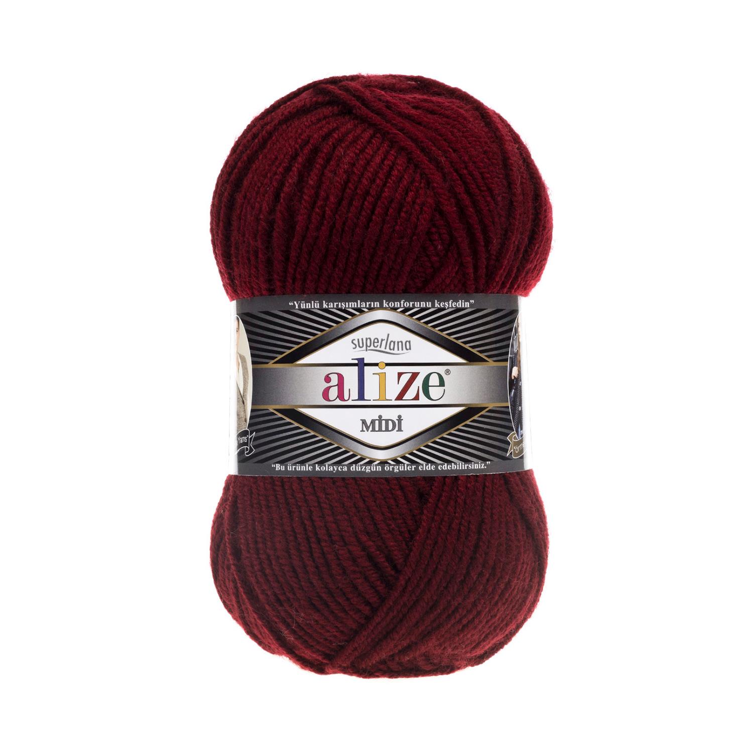 Alize Superlana Midi/57 Bordo/