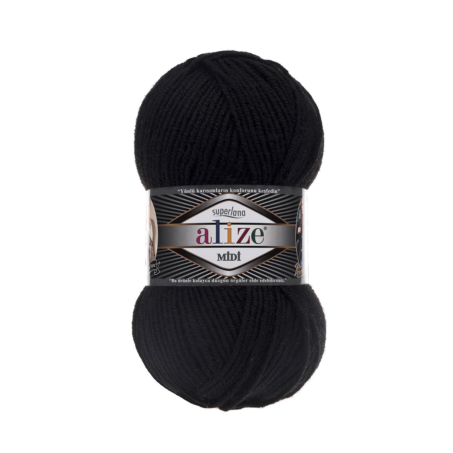 Alize Superlana Midi/60 Siyah/