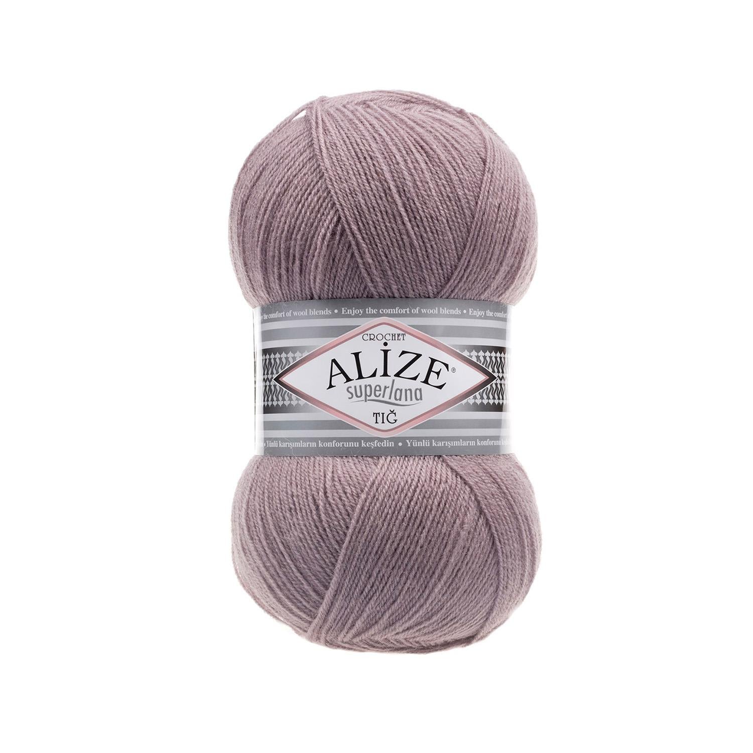 Alize Superlana Tığ 142 Gül Kurusu 