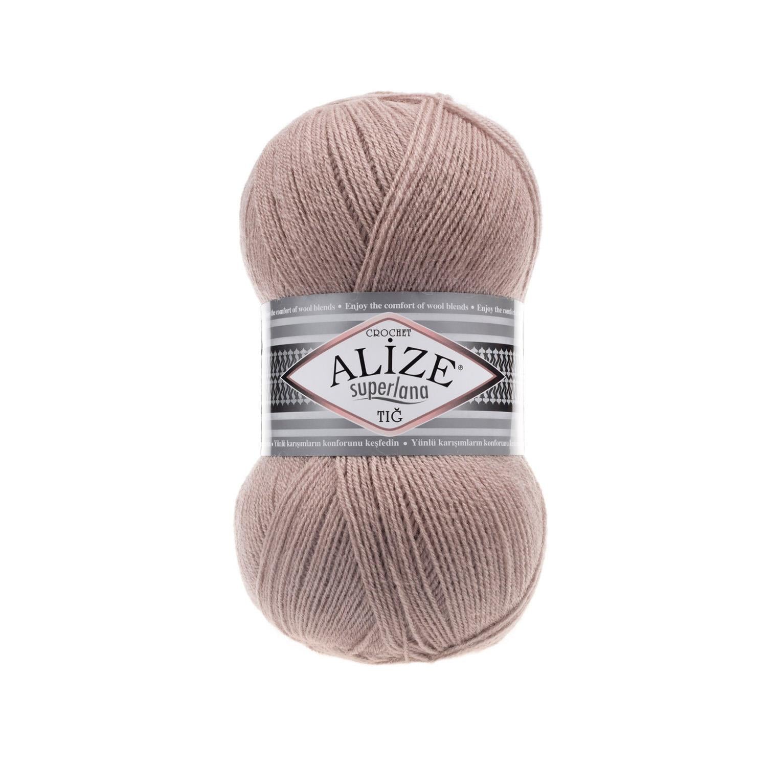Alize Superlana Tığ 541 Açık Vizon 