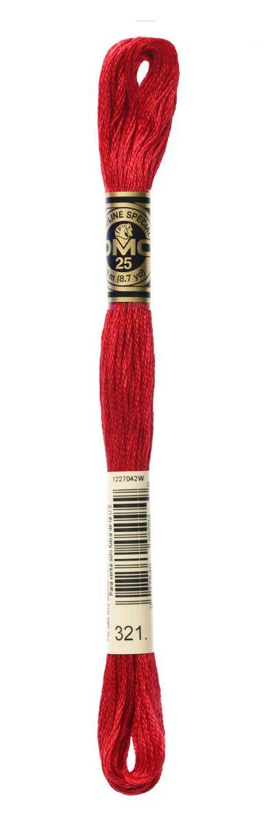 DMC Muline İp 321 Kırmızı 