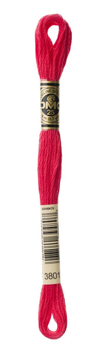 DMC Muline İp 3801 Kırmızı 
