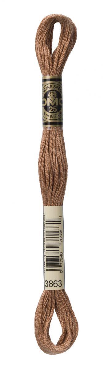 DMC Muline İp 3863 Kahverengi 